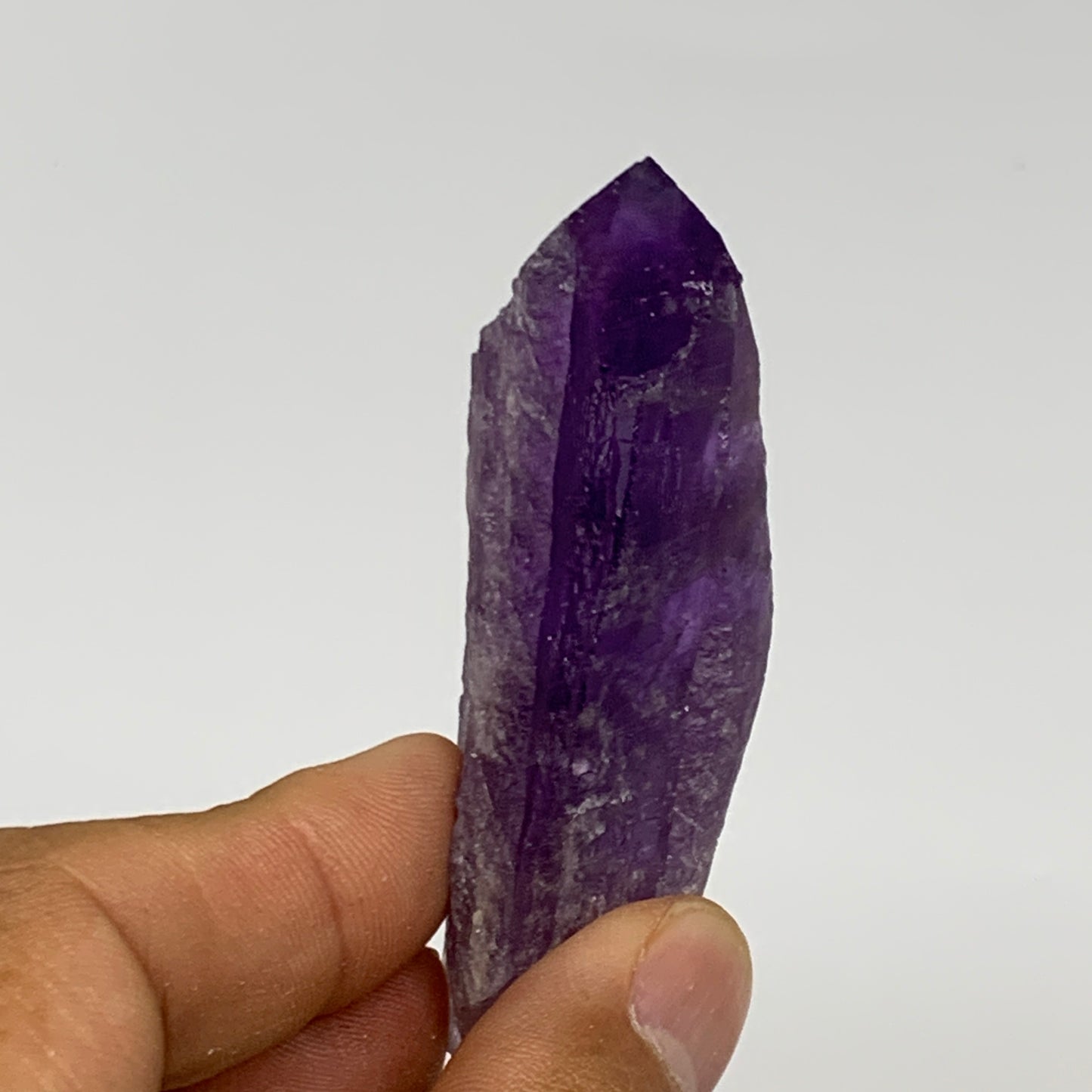 114.8g, 2.4" - 3", 4pcs, Amethyst Point Polished Rough lower part @Brazil, B2885
