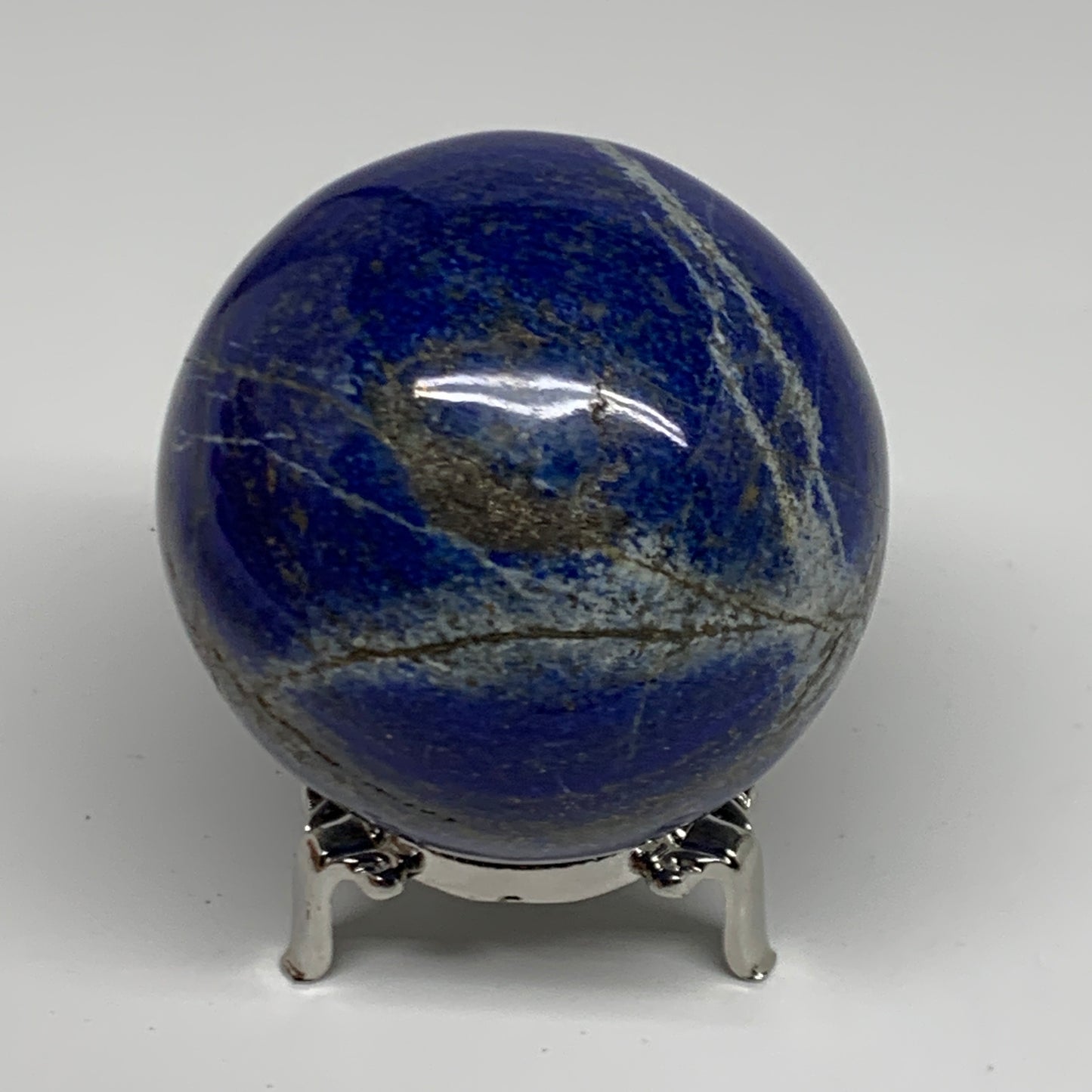 1.43 lbs, 2.9" (75mm), Lapis Lazuli Sphere Ball Gemstone @Afghanistan, B33166
