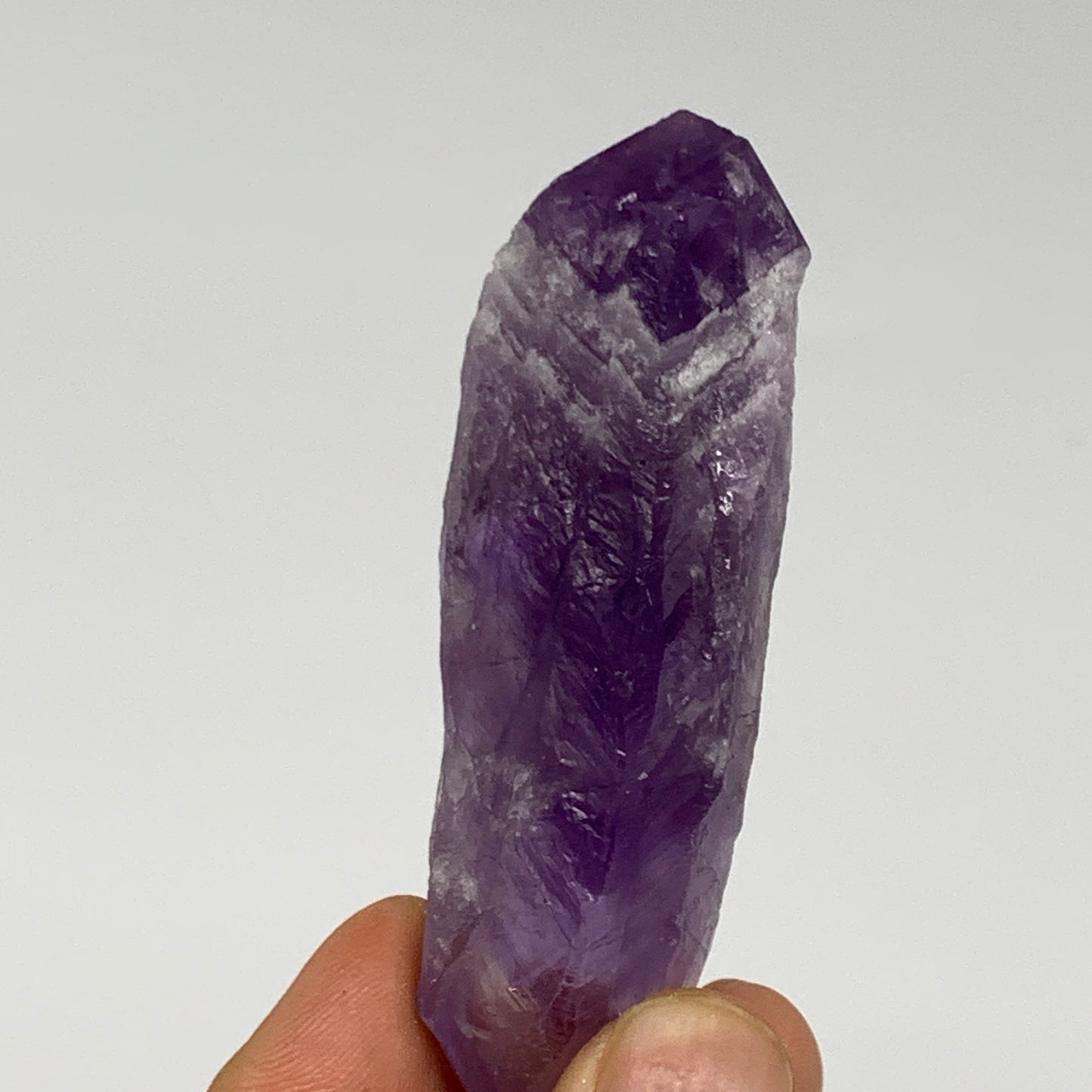 114.8g, 2.4" - 3", 4pcs, Amethyst Point Polished Rough lower part @Brazil, B2885