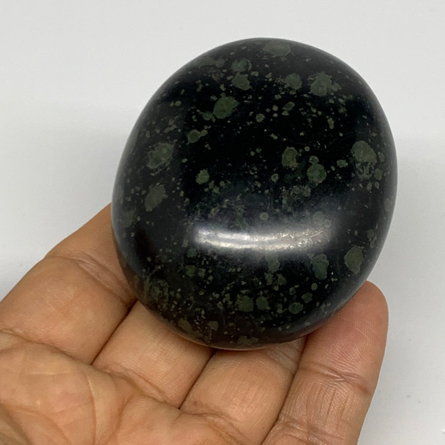 153.9g, 2.5"x2.1"x1.2", Crocodile Kambaba Jasper Palm-Stone @Madagascar, B28062