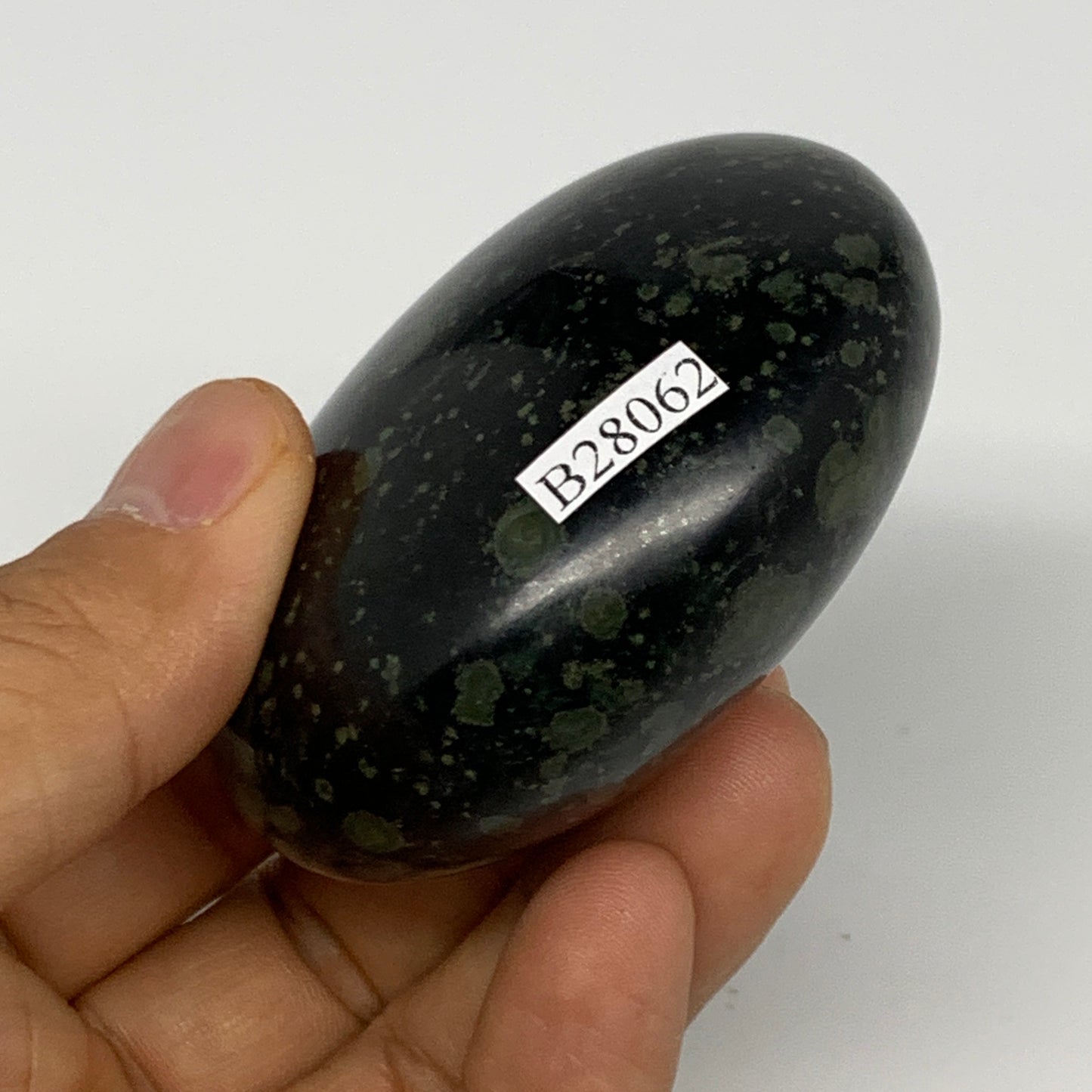 153.9g, 2.5"x2.1"x1.2", Crocodile Kambaba Jasper Palm-Stone @Madagascar, B28062