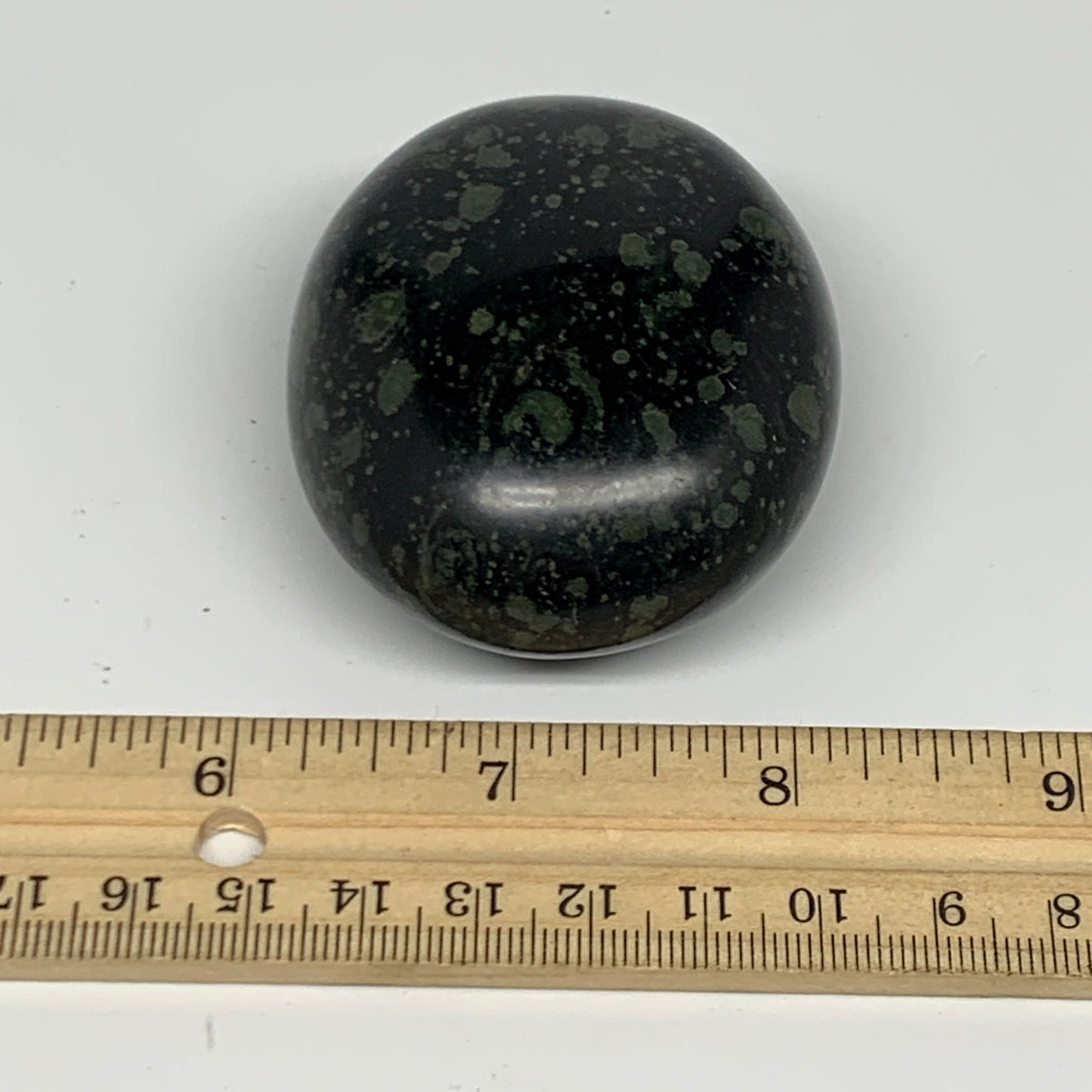 153.9g, 2.5"x2.1"x1.2", Crocodile Kambaba Jasper Palm-Stone @Madagascar, B28062