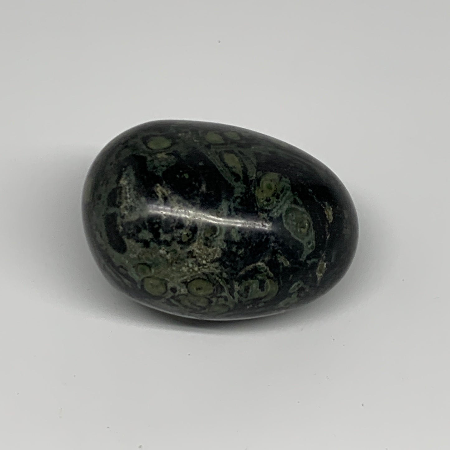 207.7g, 2.6"x2"x1.7", Crocodile Kambaba Jasper Palm-Stone @Madagascar, B28064