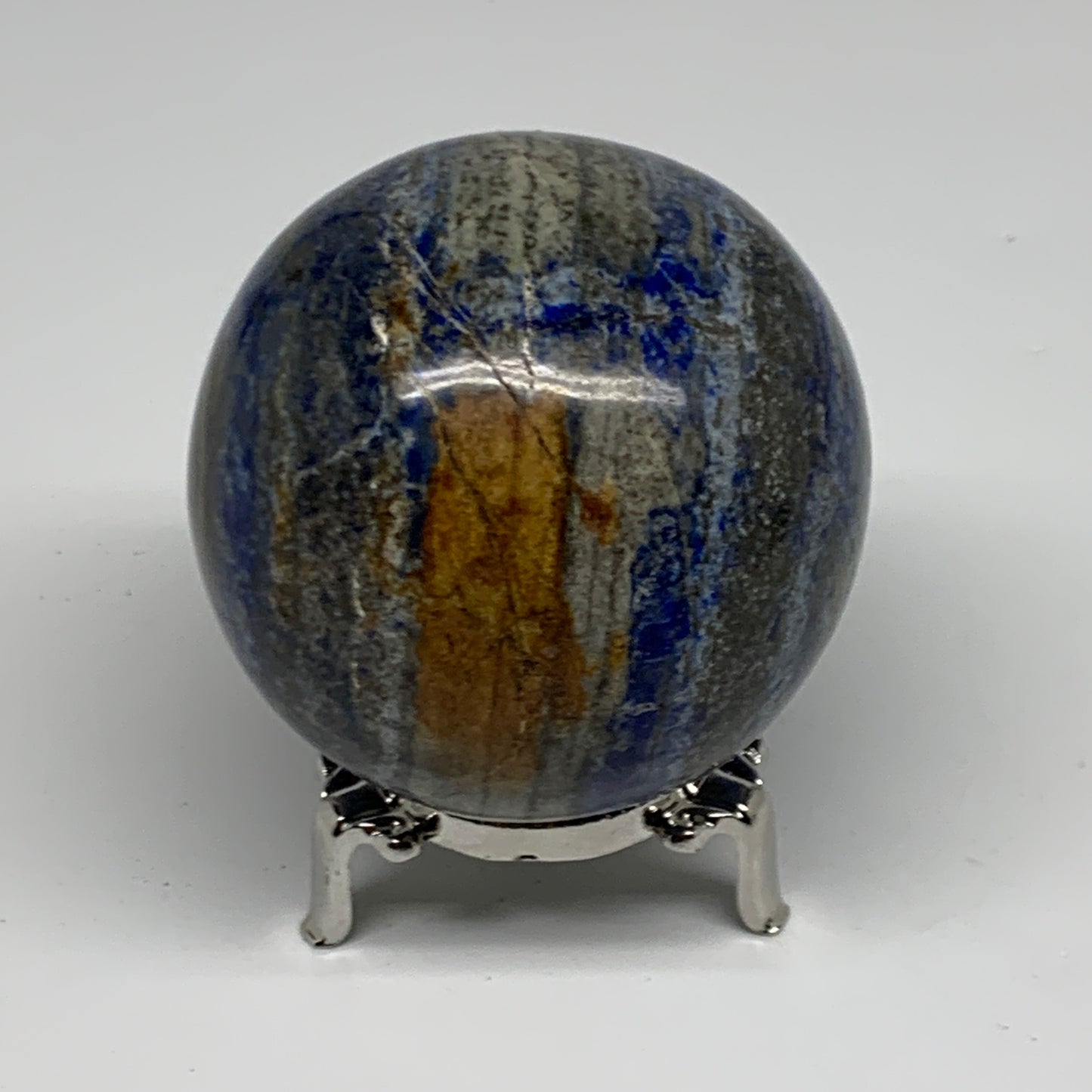 1.25 lbs, 2.8" (71mm), Lapis Lazuli Sphere Ball Gemstone @Afghanistan, B33169