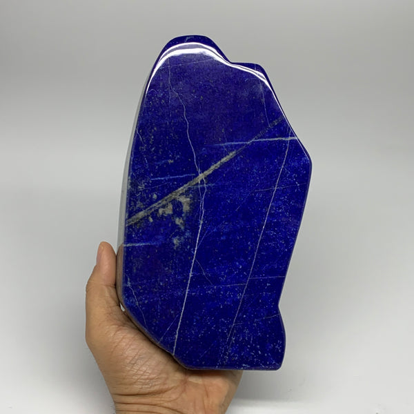 4.23 lbs, 8"x4.4"x1.4", Natural Freeform Lapis Lazuli from Afghanistan, B31866