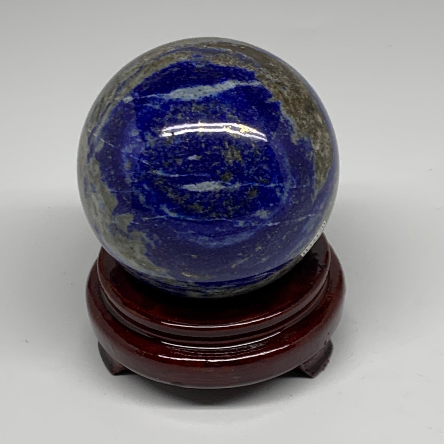2.29 lbs, 3.4" (86mm), Lapis Lazuli Sphere Ball Gemstone @Afghanistan, B33170