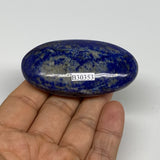 81.1g,2.6"x1.4"x0.7", Natural Lapis Lazuli Palm Stone @Afghanistan, B30353