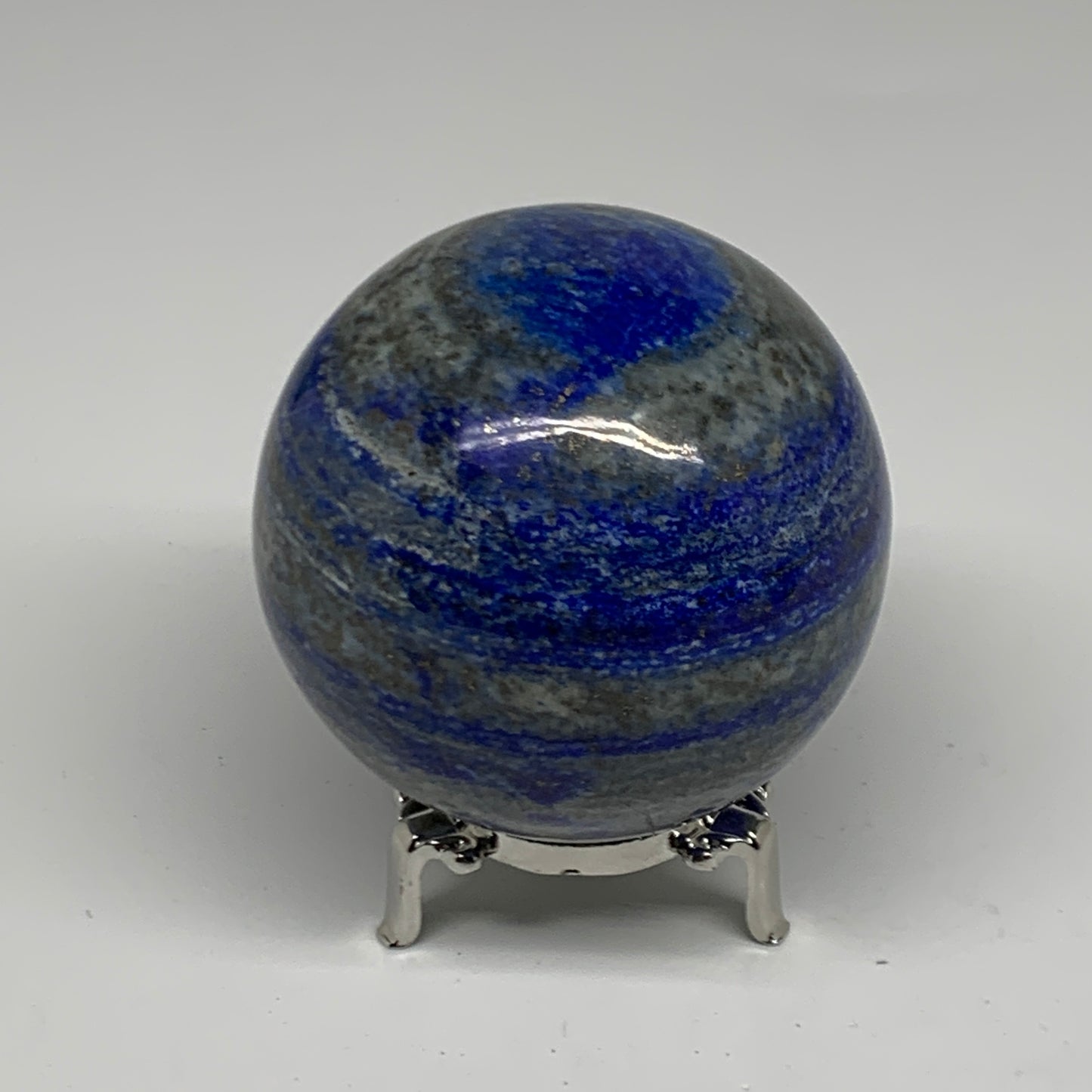 1.8 lbs, 3.1" (79mm), Lapis Lazuli Sphere Ball Gemstone @Afghanistan, B33171