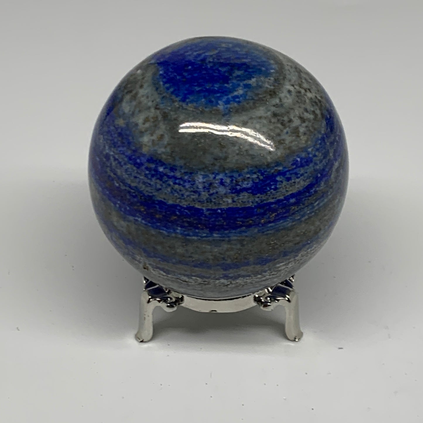 1.8 lbs, 3.1" (79mm), Lapis Lazuli Sphere Ball Gemstone @Afghanistan, B33171
