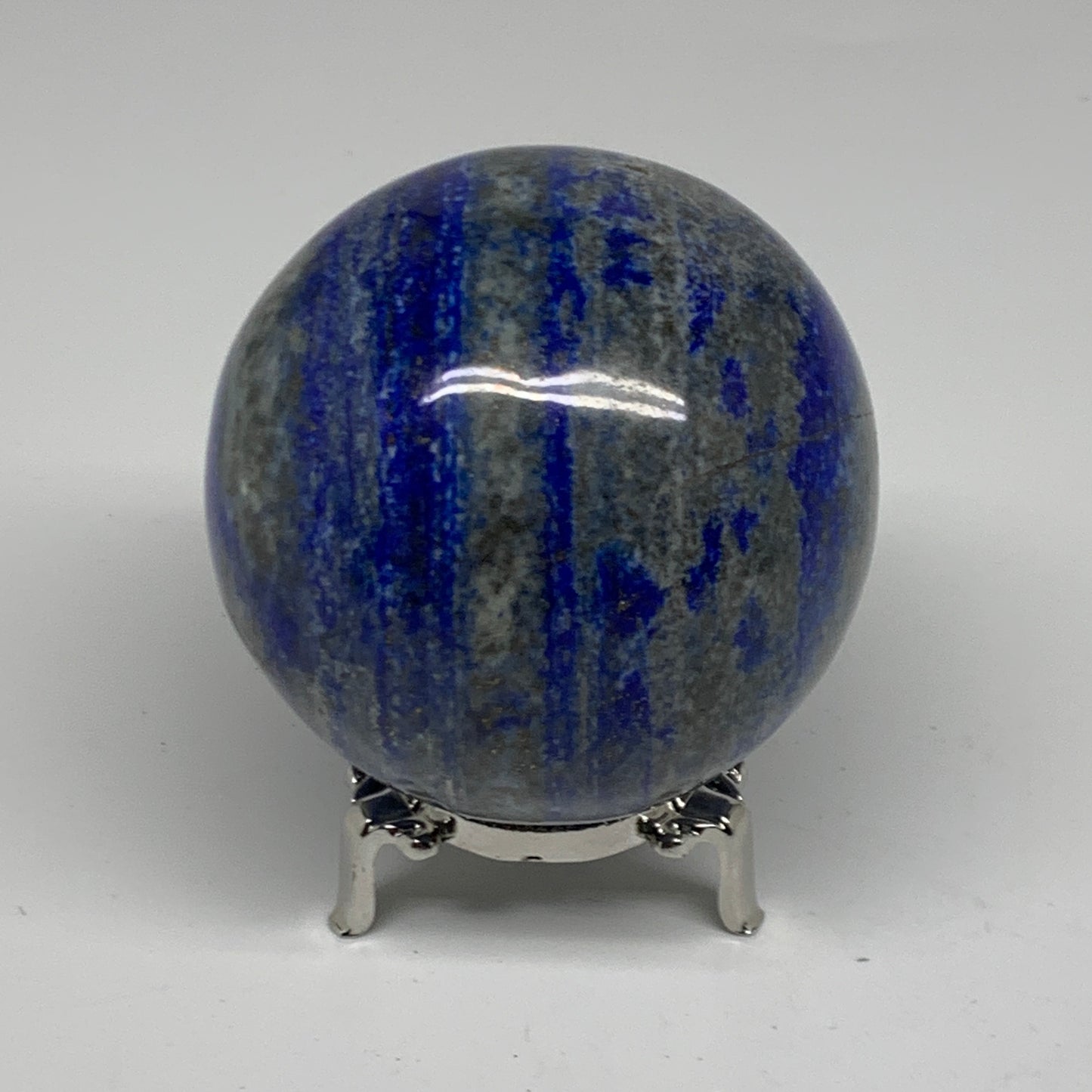1.8 lbs, 3.1" (79mm), Lapis Lazuli Sphere Ball Gemstone @Afghanistan, B33171