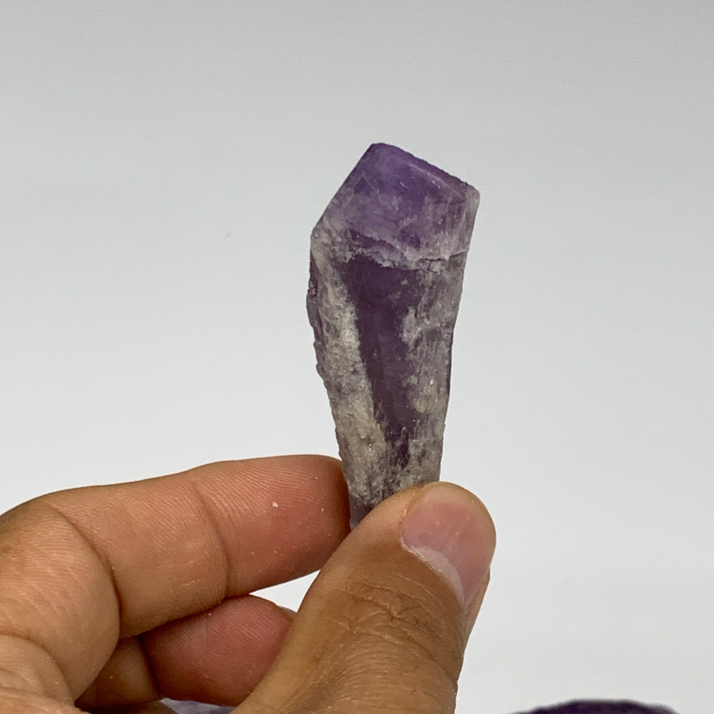 125.3g, 2.2" - 2.9", 8pcs, Amethyst Point Polished Rough lower part @Brazil, B28
