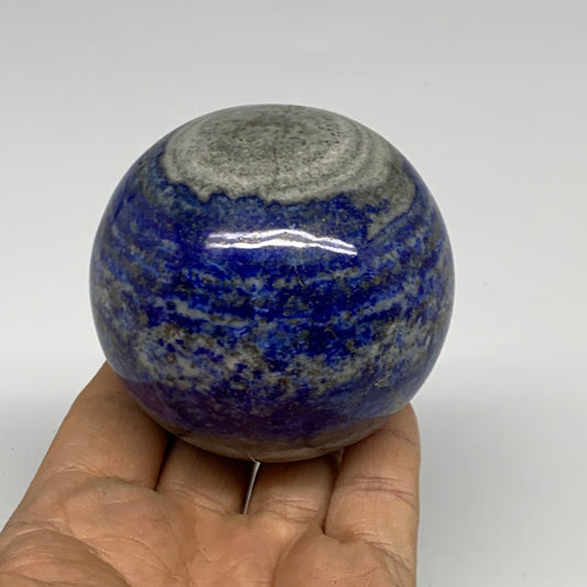 1.11 lbs, 2.7" (68mm), Lapis Lazuli Sphere Ball Gemstone @Afghanistan, B33173