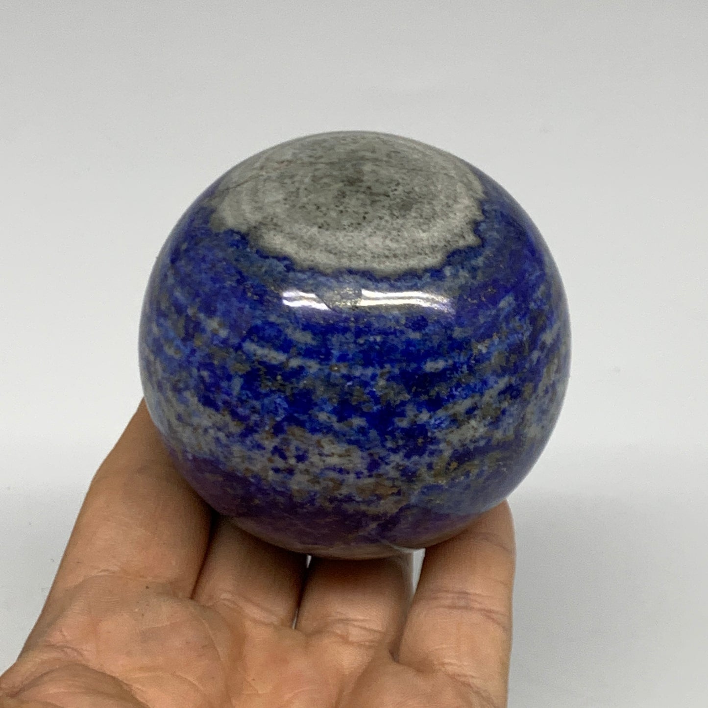 1.11 lbs, 2.7" (68mm), Lapis Lazuli Sphere Ball Gemstone @Afghanistan, B33173