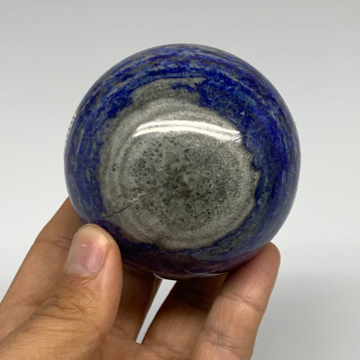1.11 lbs, 2.7" (68mm), Lapis Lazuli Sphere Ball Gemstone @Afghanistan, B33173