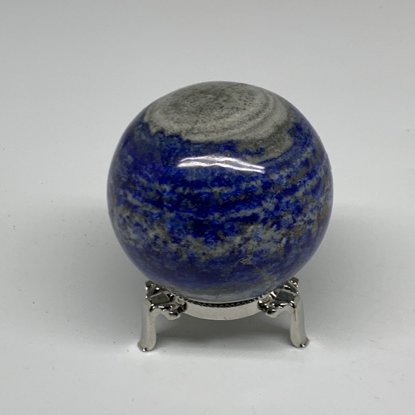1.11 lbs, 2.7" (68mm), Lapis Lazuli Sphere Ball Gemstone @Afghanistan, B33173