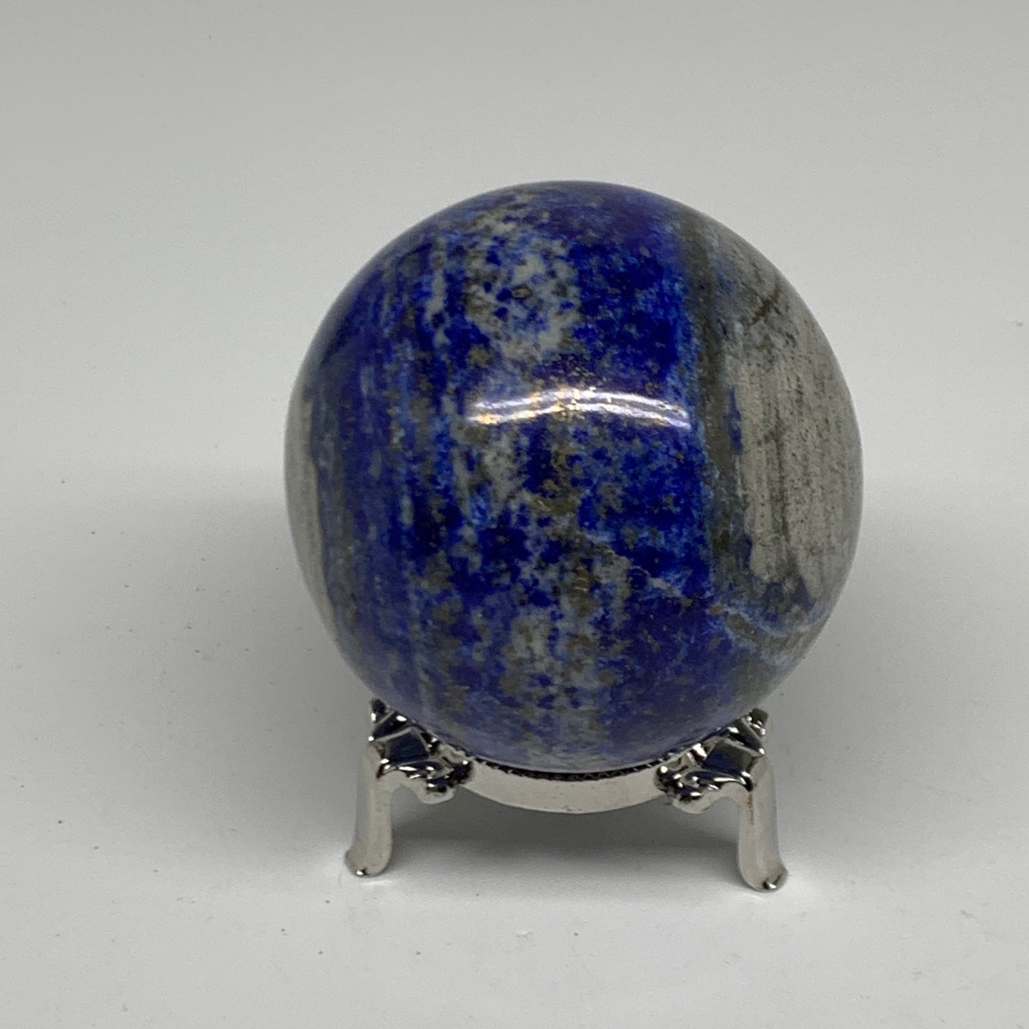 1.11 lbs, 2.7" (68mm), Lapis Lazuli Sphere Ball Gemstone @Afghanistan, B33173