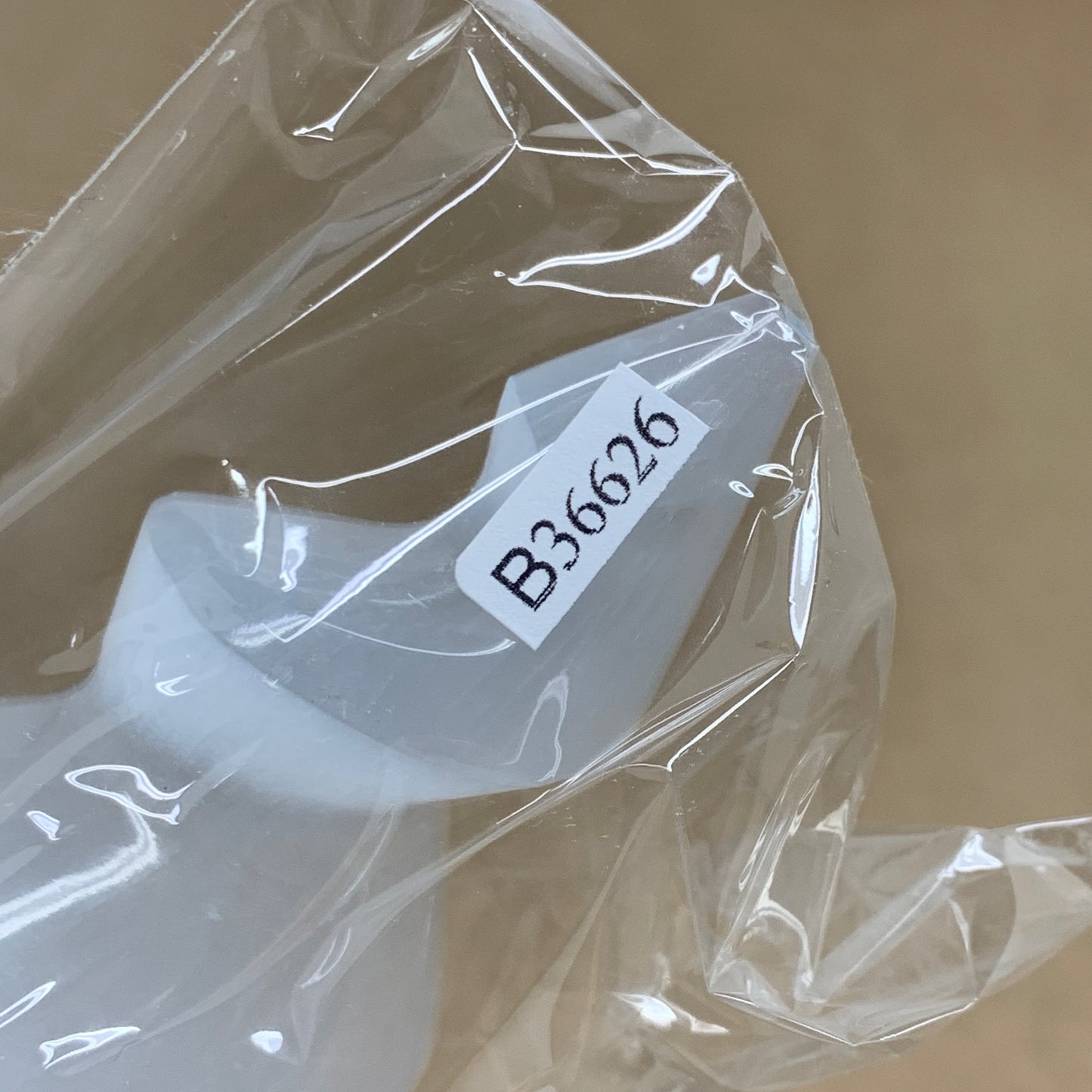 0.98 lbs.,7.25"x1.8", Selenite Spiral Crystal Tower Wand Point, B36626