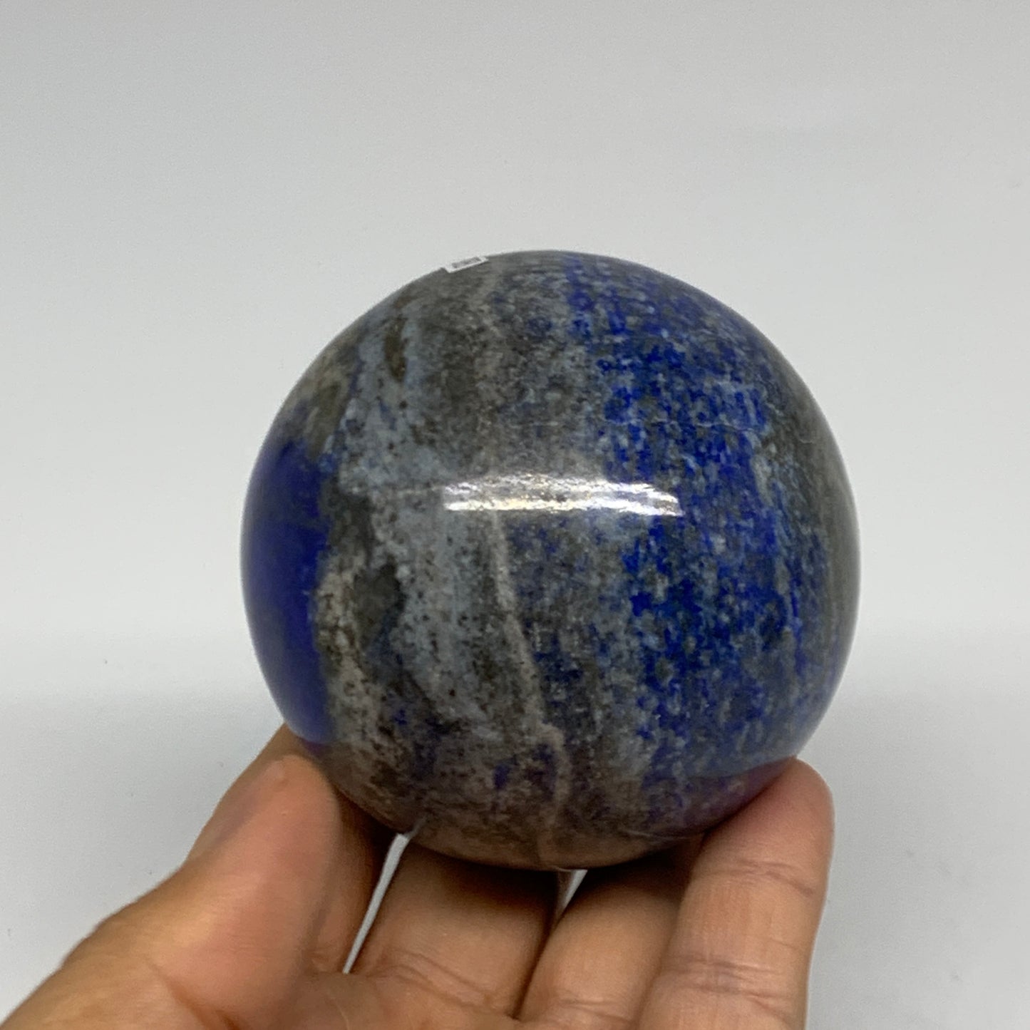 1.11 lbs, 2.7" (68mm), Lapis Lazuli Sphere Ball Gemstone @Afghanistan, B33174