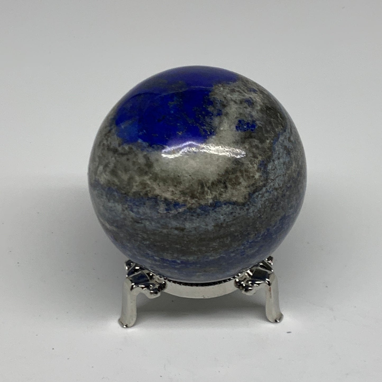 1.11 lbs, 2.7" (68mm), Lapis Lazuli Sphere Ball Gemstone @Afghanistan, B33174