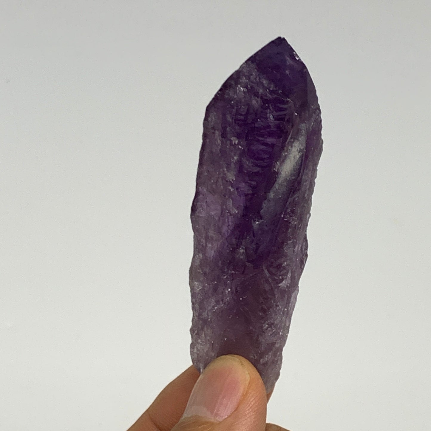 110.5g, 2.8 - 2.9", 4pcs, Amethyst Point Polished Rough lower part @Brazil, B288