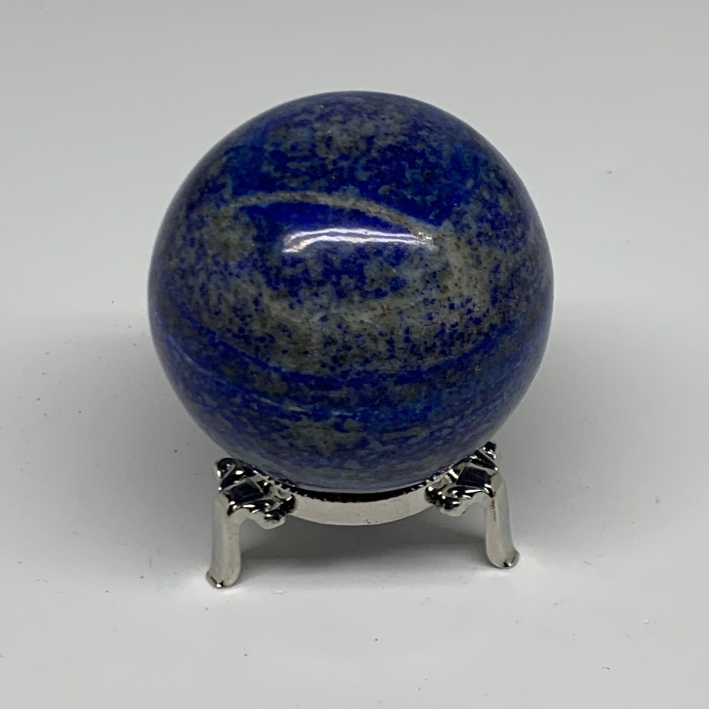 1.03 lbs, 2.6" (65mm), Lapis Lazuli Sphere Ball Gemstone @Afghanistan, B33175