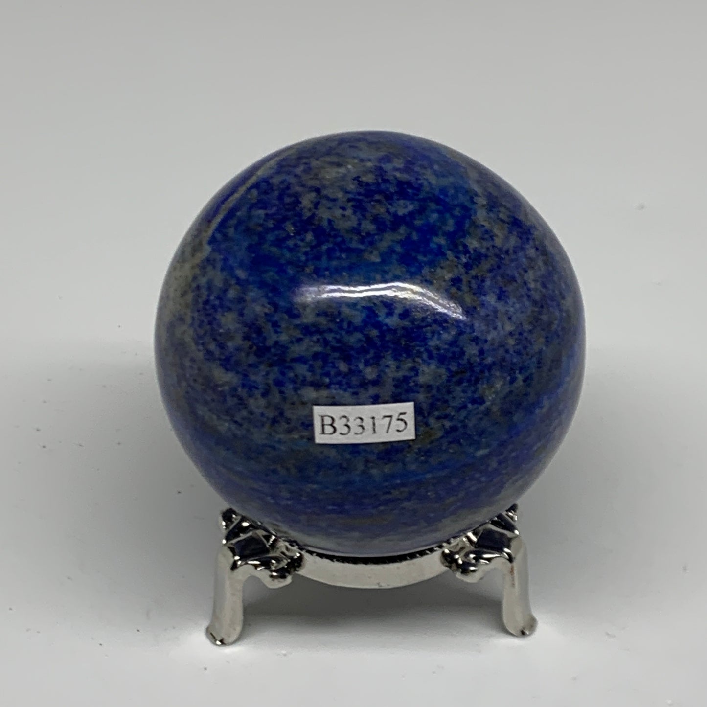 1.03 lbs, 2.6" (65mm), Lapis Lazuli Sphere Ball Gemstone @Afghanistan, B33175