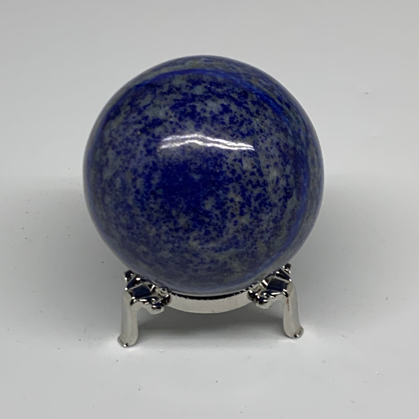 1.03 lbs, 2.6" (65mm), Lapis Lazuli Sphere Ball Gemstone @Afghanistan, B33175