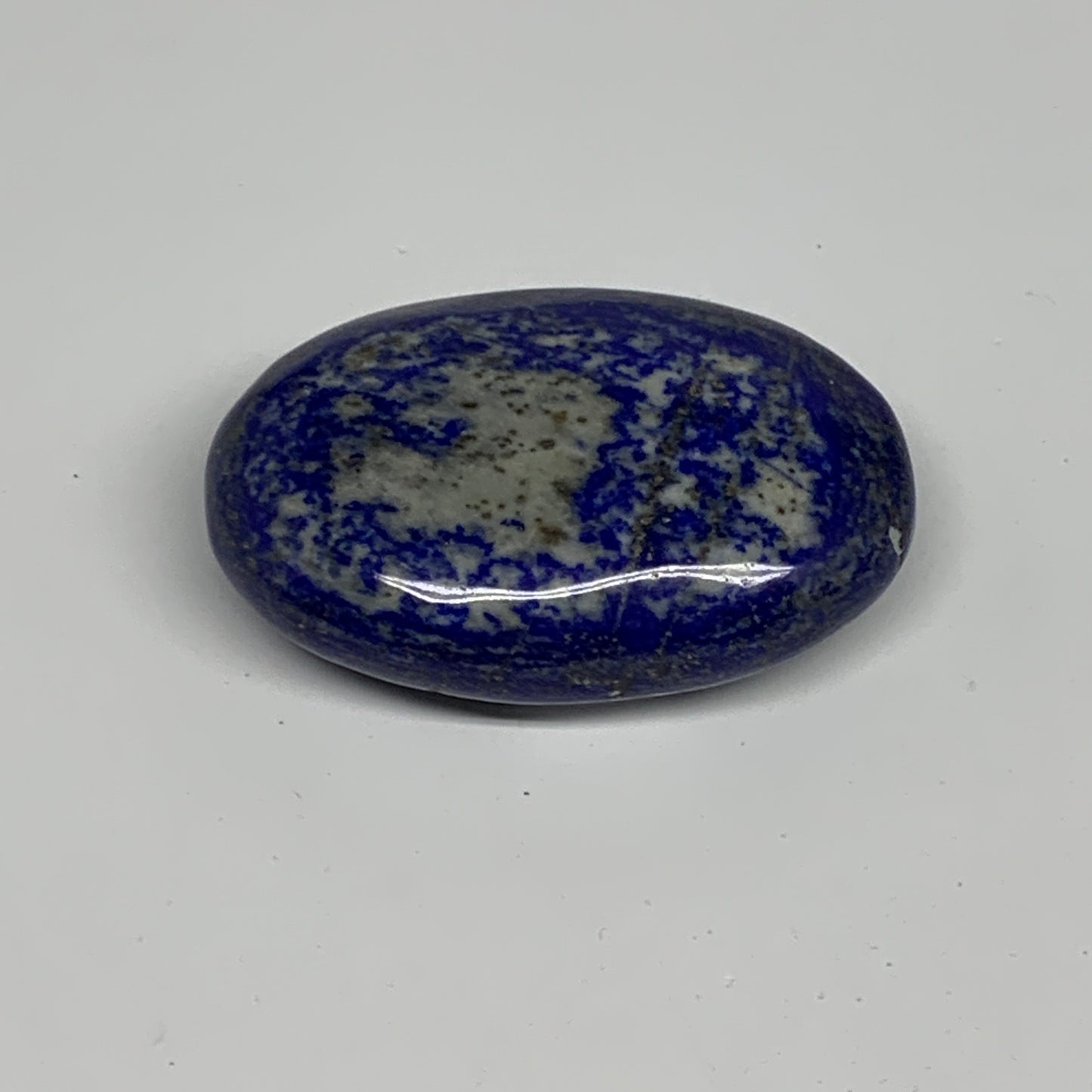 90.6g,2.4"x1.7"x0.7", Natural Lapis Lazuli Palm Stone @Afghanistan, B30359