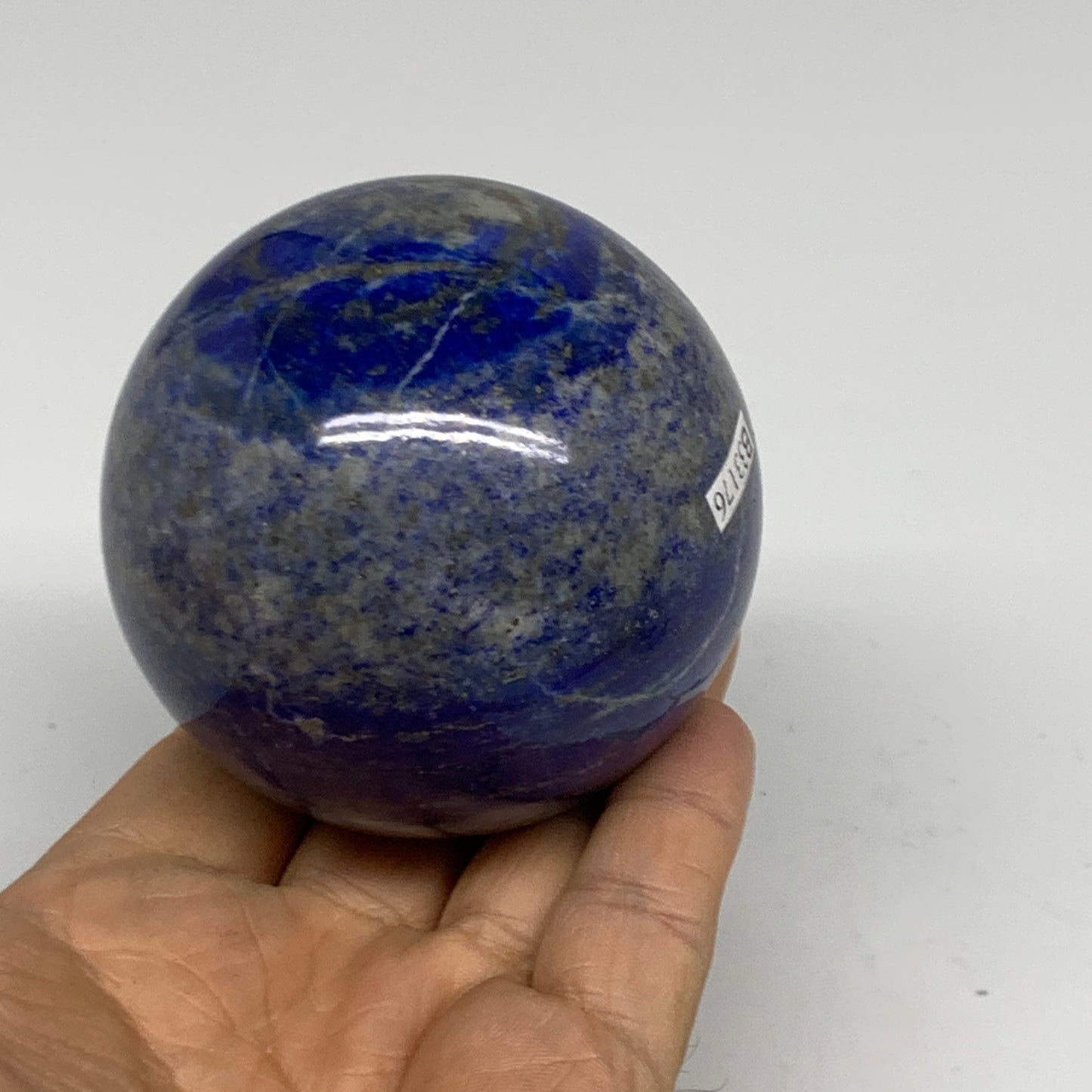 1.13 lbs, 2.7" (68mm), Lapis Lazuli Sphere Ball Gemstone @Afghanistan, B33176