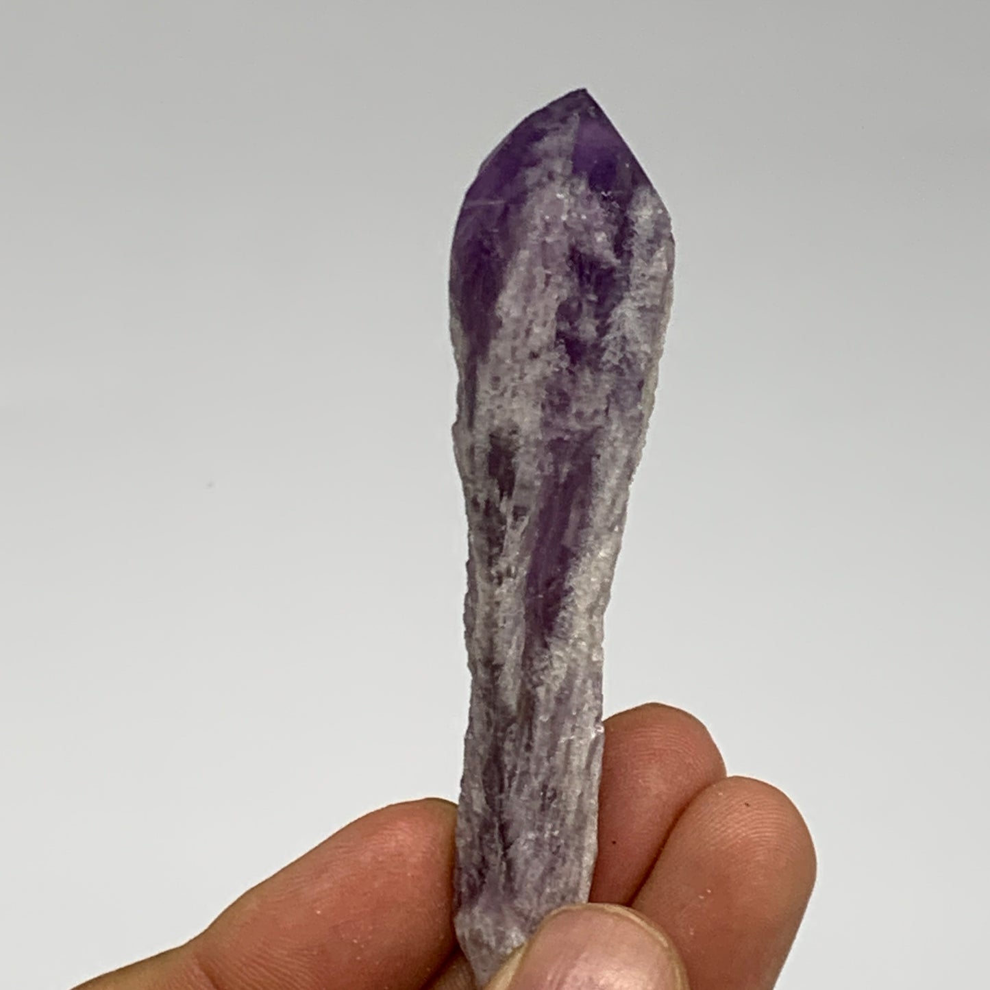 96.9g, 2.8 - 3.2", 4pcs, Amethyst Point Polished Rough lower part @Brazil, B2886