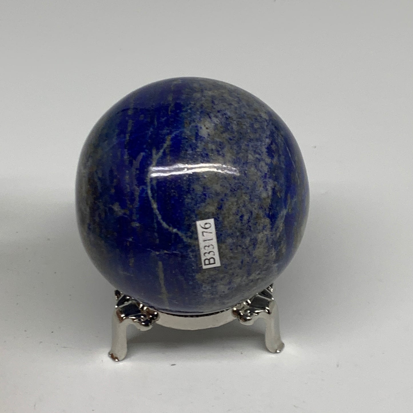 1.13 lbs, 2.7" (68mm), Lapis Lazuli Sphere Ball Gemstone @Afghanistan, B33176