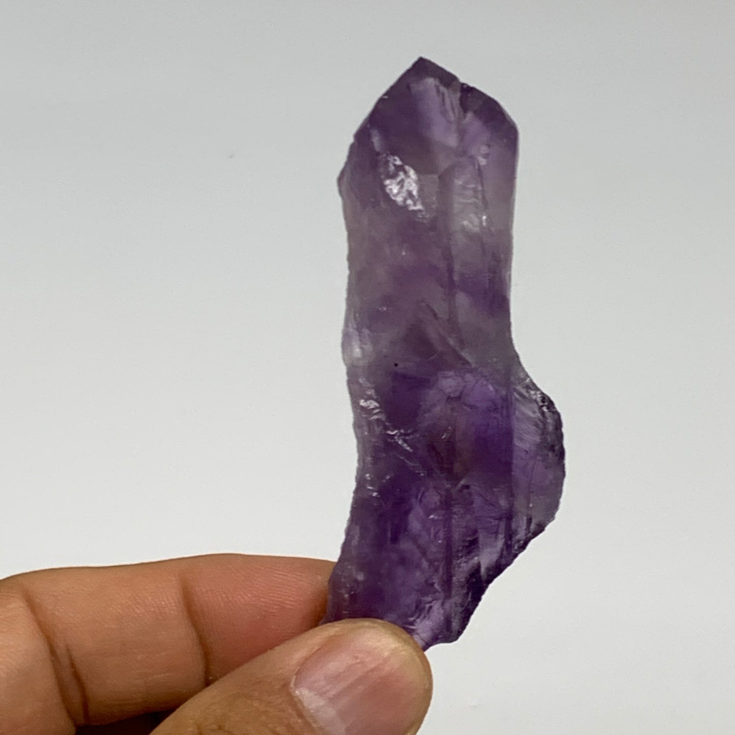 97.2g, 2.2 - 3", 4pcs, Amethyst Point Polished Rough lower part @Brazil, B28868