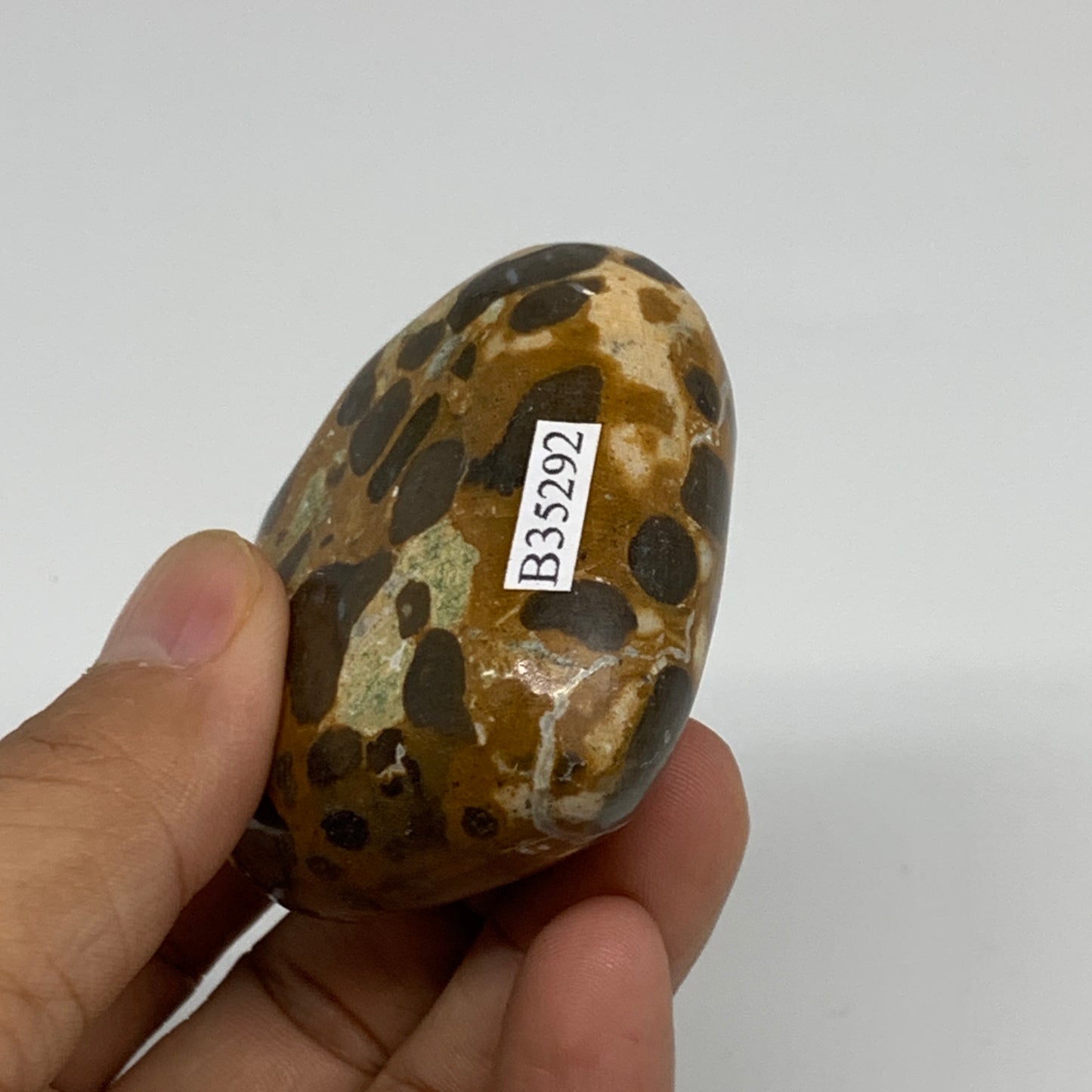 116.2g,2.2"x2.4"x0.9" Fruit Jasper Heart Polished Healing Home Decor, B35292