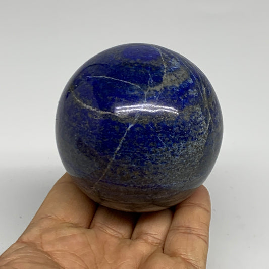 1.09 lbs, 2.7" (67mm), Lapis Lazuli Sphere Ball Gemstone @Afghanistan, B33178