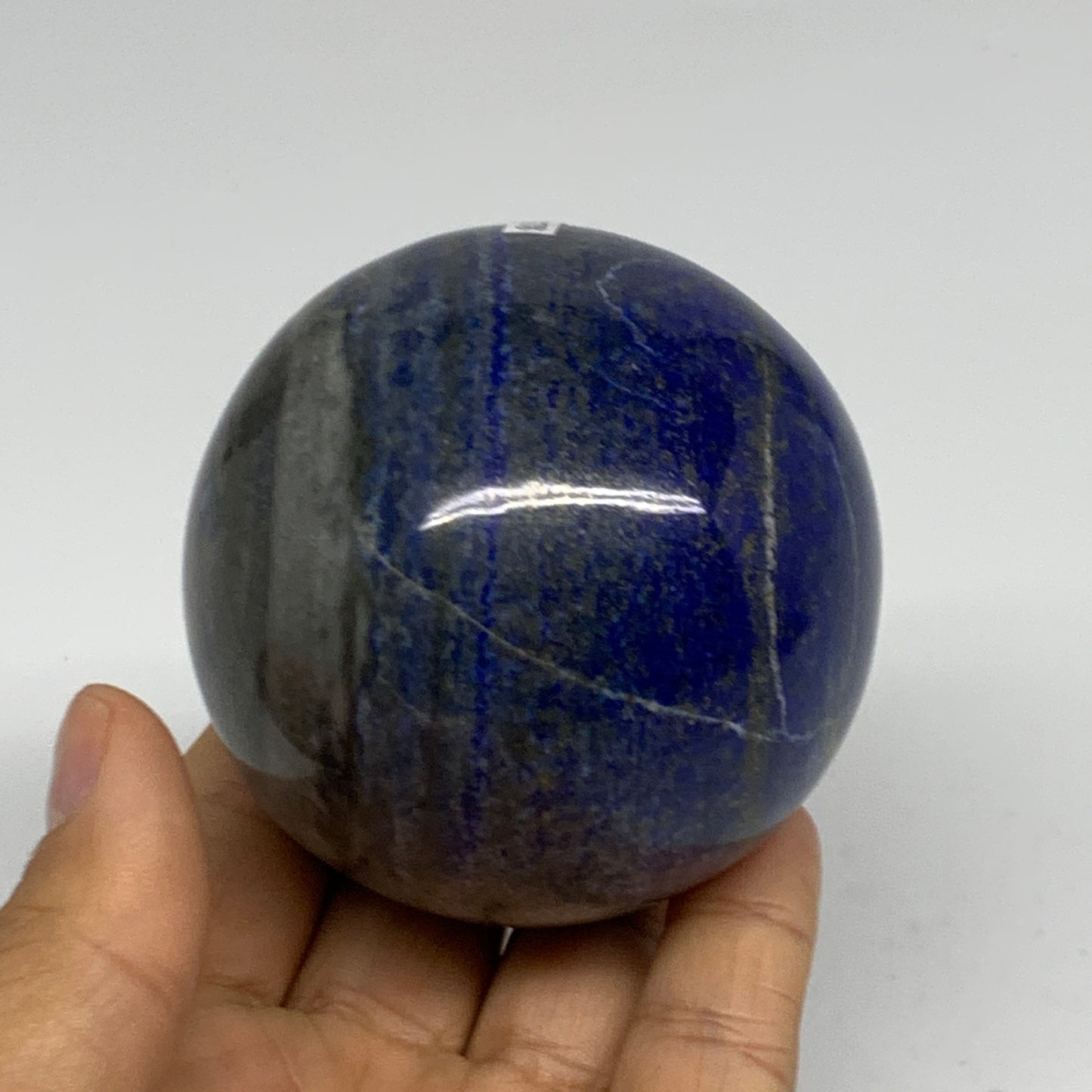 1.09 lbs, 2.7" (67mm), Lapis Lazuli Sphere Ball Gemstone @Afghanistan, B33178