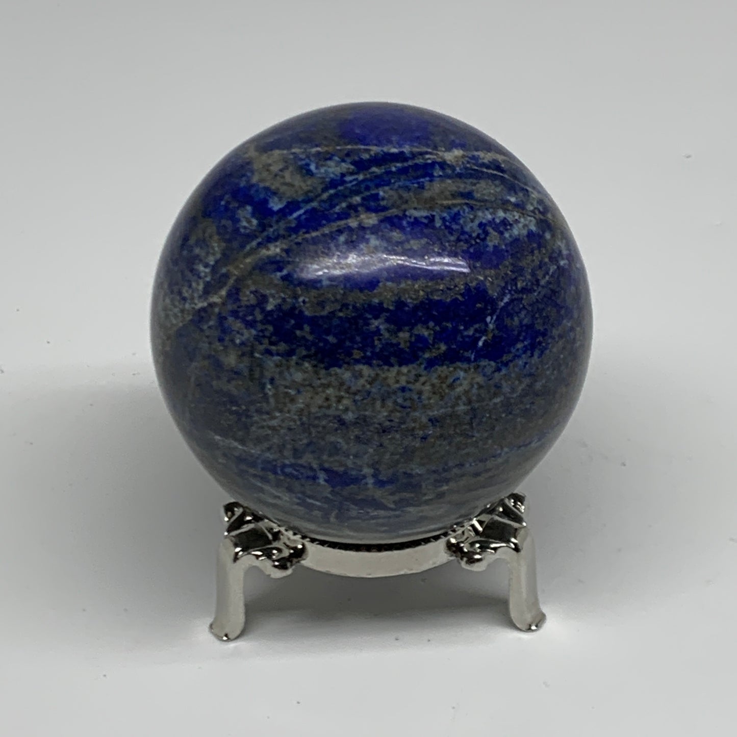 1.09 lbs, 2.7" (67mm), Lapis Lazuli Sphere Ball Gemstone @Afghanistan, B33178
