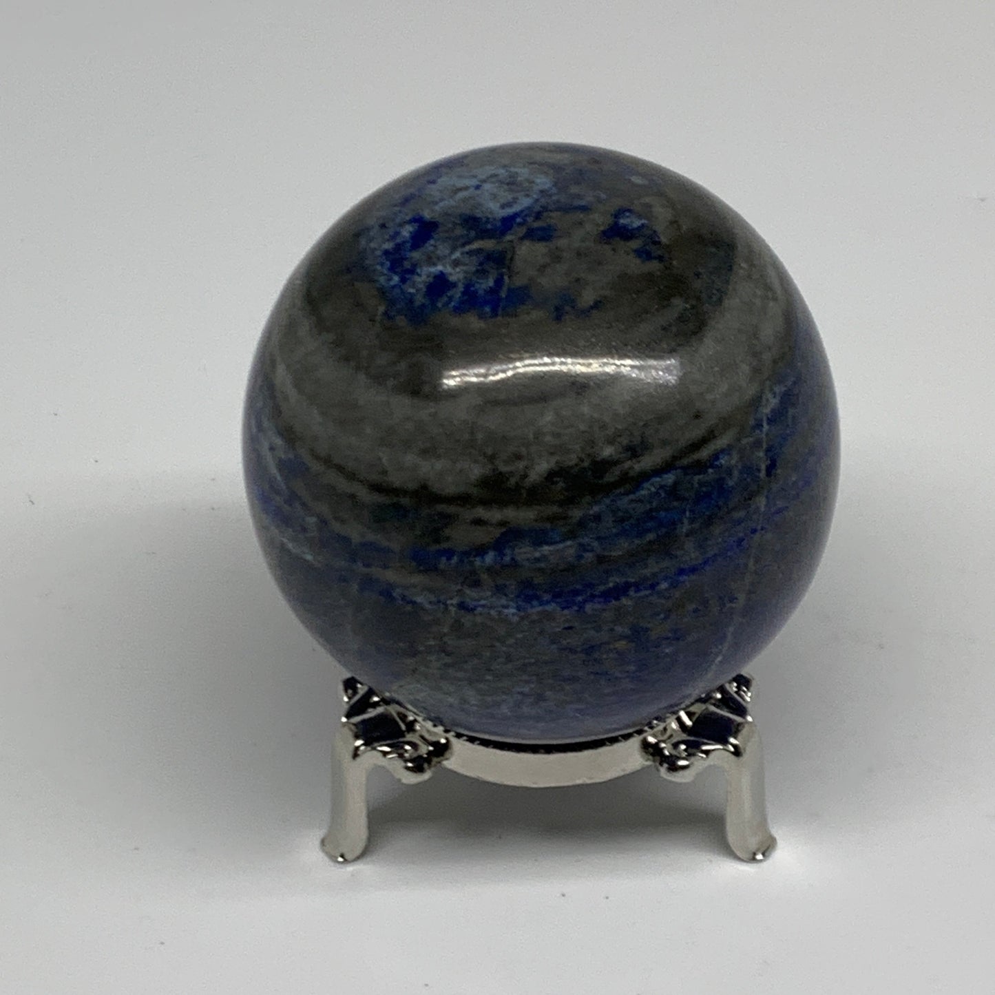 1.09 lbs, 2.7" (67mm), Lapis Lazuli Sphere Ball Gemstone @Afghanistan, B33178
