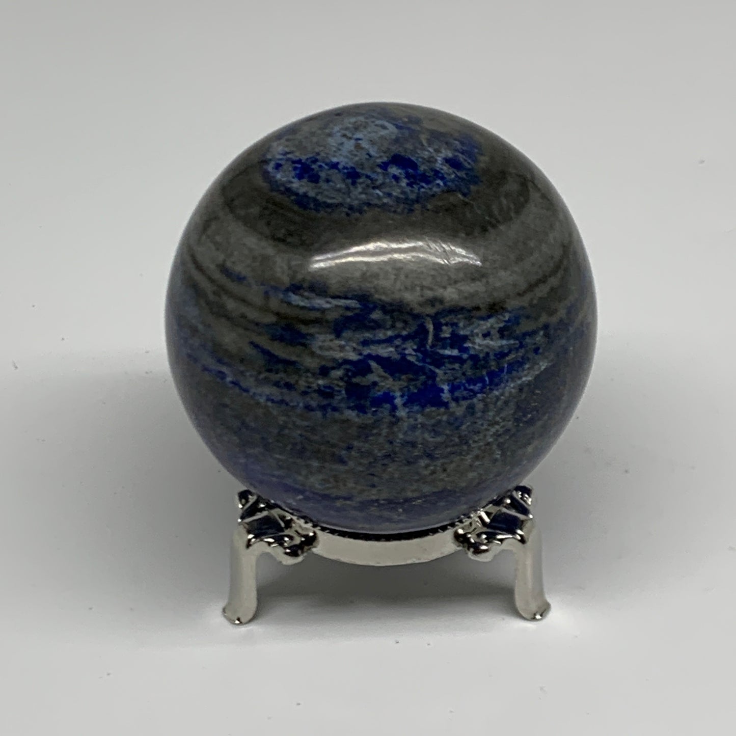 1.09 lbs, 2.7" (67mm), Lapis Lazuli Sphere Ball Gemstone @Afghanistan, B33178