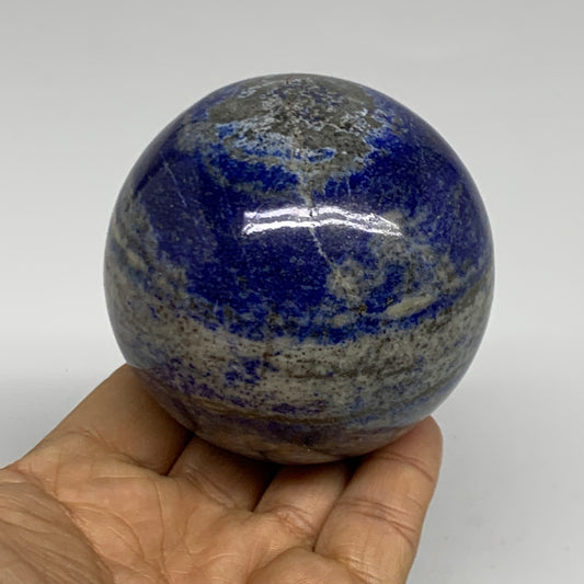 1.2 lbs, 2.8" (70mm), Lapis Lazuli Sphere Ball Gemstone @Afghanistan, B33179