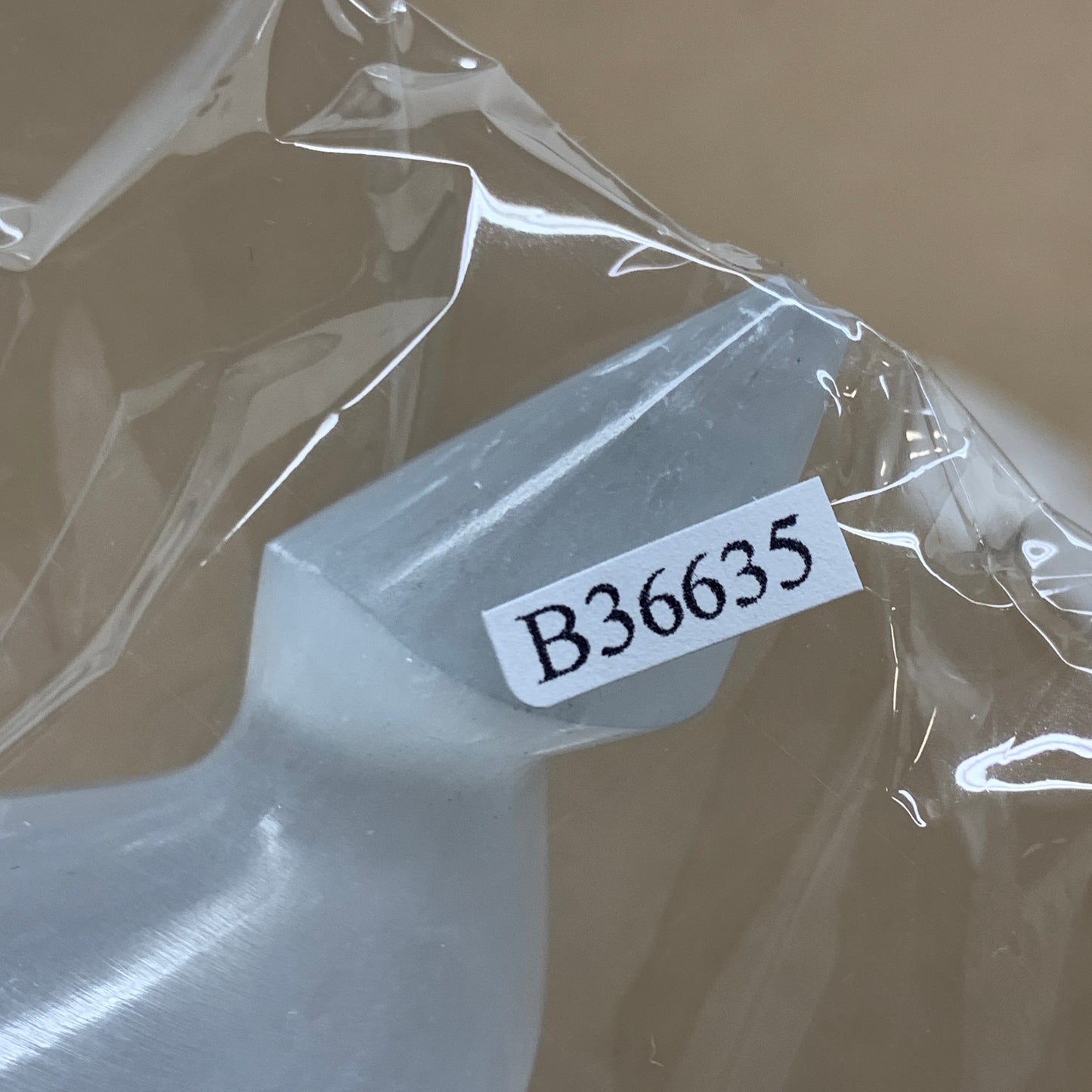 0.95 lbs.,7.25"x2", Selenite Spiral Crystal Tower Wand Point, B36635