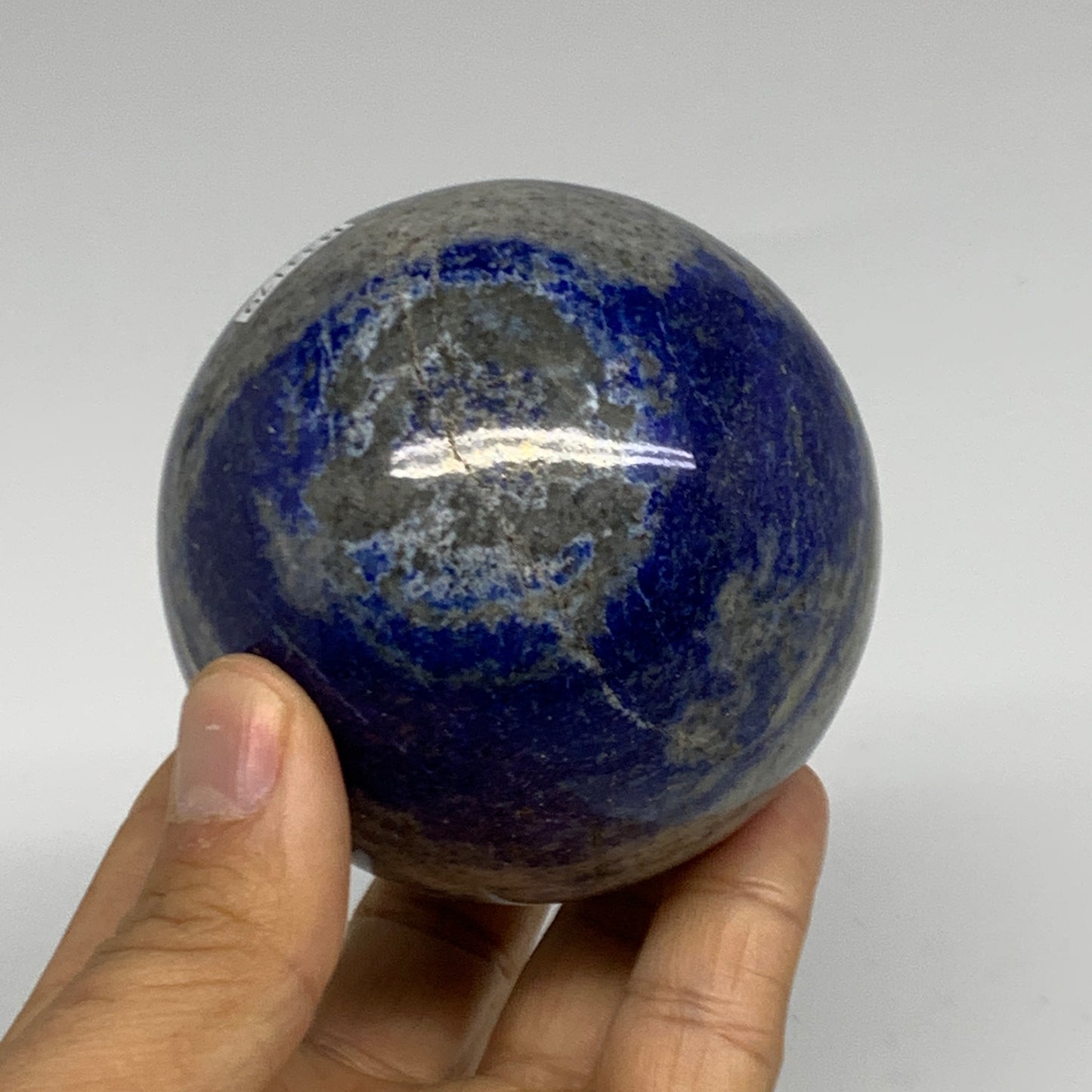1.2 lbs, 2.8" (70mm), Lapis Lazuli Sphere Ball Gemstone @Afghanistan, B33179