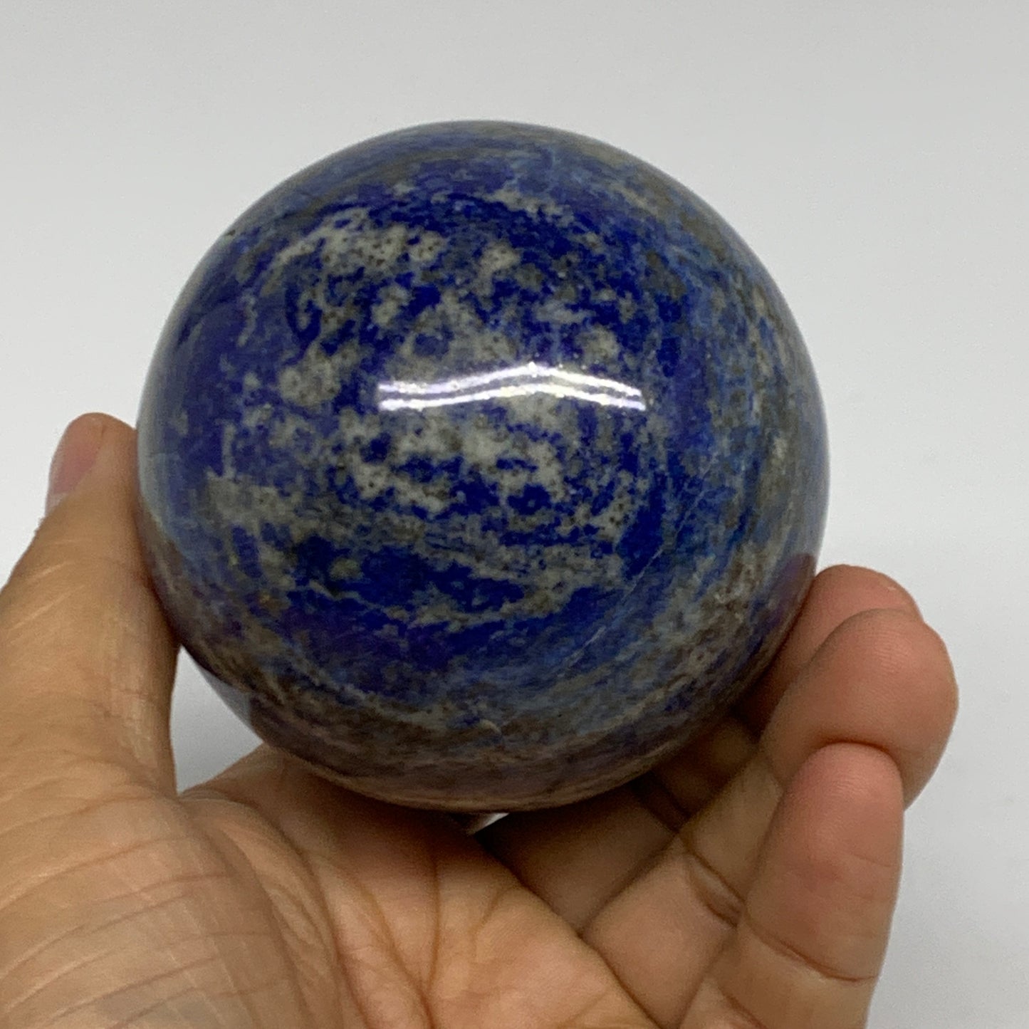 1.2 lbs, 2.8" (70mm), Lapis Lazuli Sphere Ball Gemstone @Afghanistan, B33179