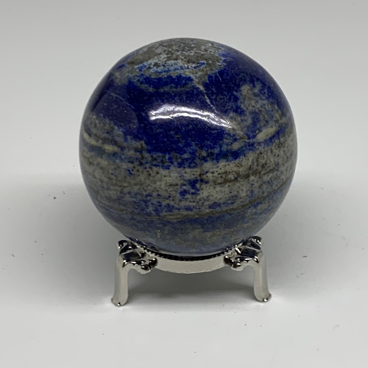 1.2 lbs, 2.8" (70mm), Lapis Lazuli Sphere Ball Gemstone @Afghanistan, B33179