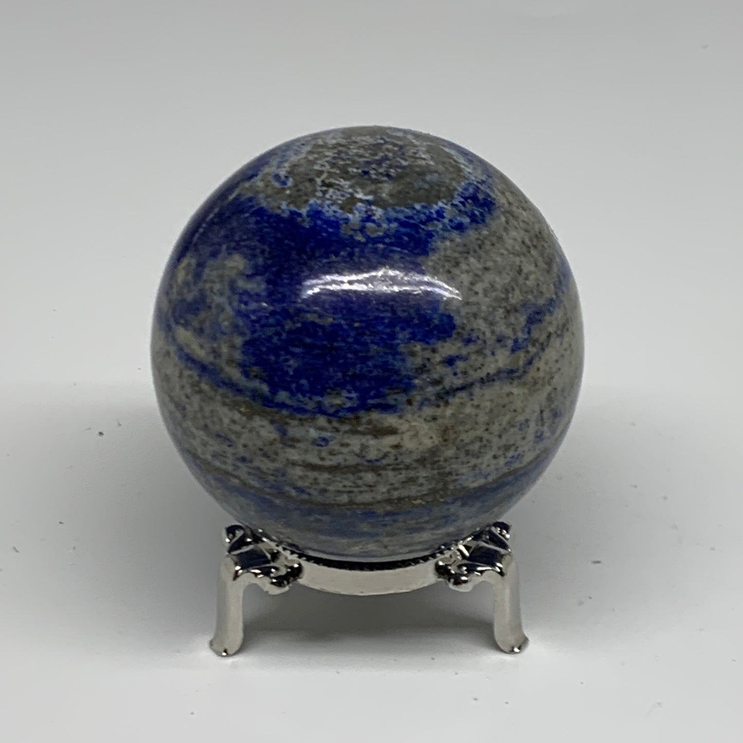 1.2 lbs, 2.8" (70mm), Lapis Lazuli Sphere Ball Gemstone @Afghanistan, B33179