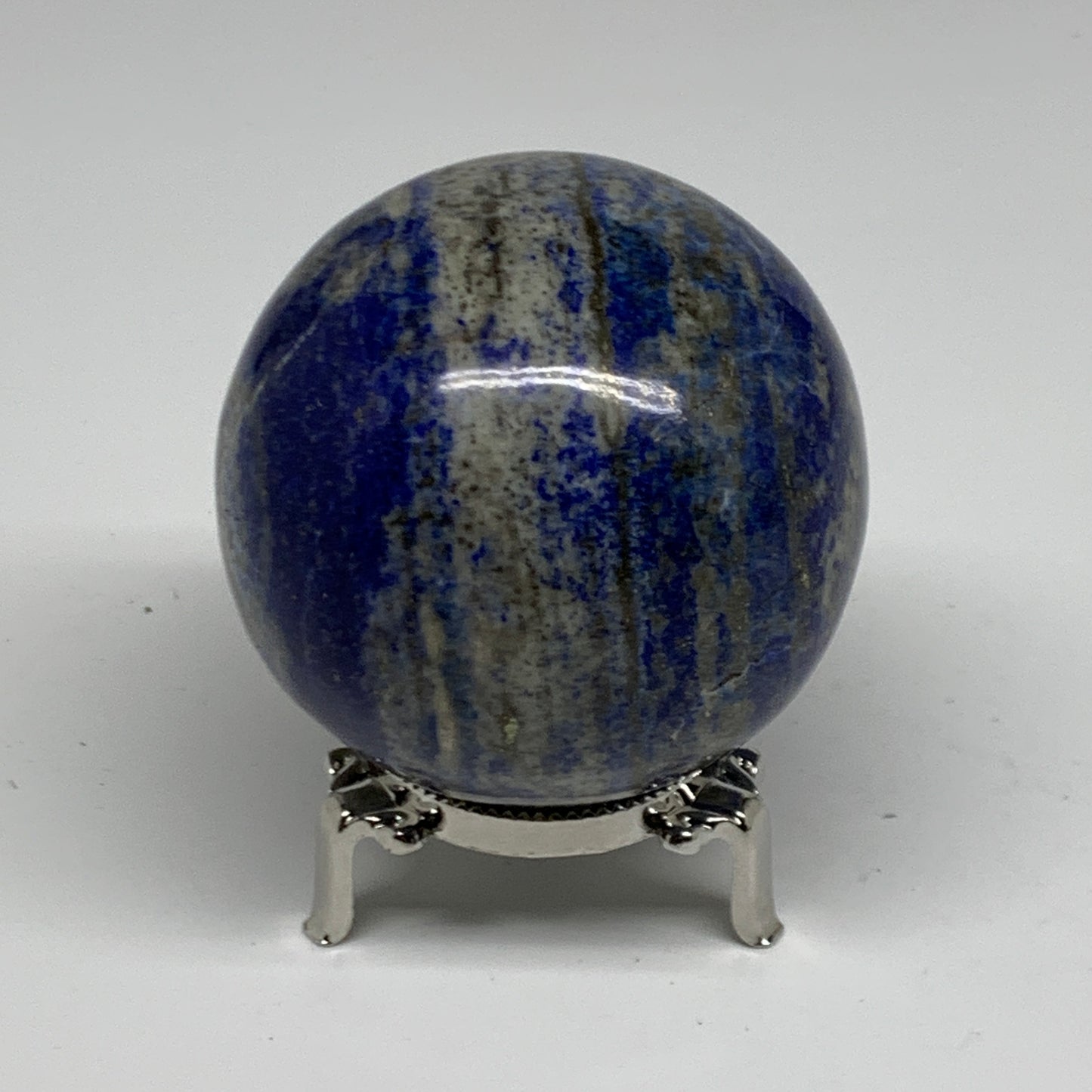 1.2 lbs, 2.8" (70mm), Lapis Lazuli Sphere Ball Gemstone @Afghanistan, B33179