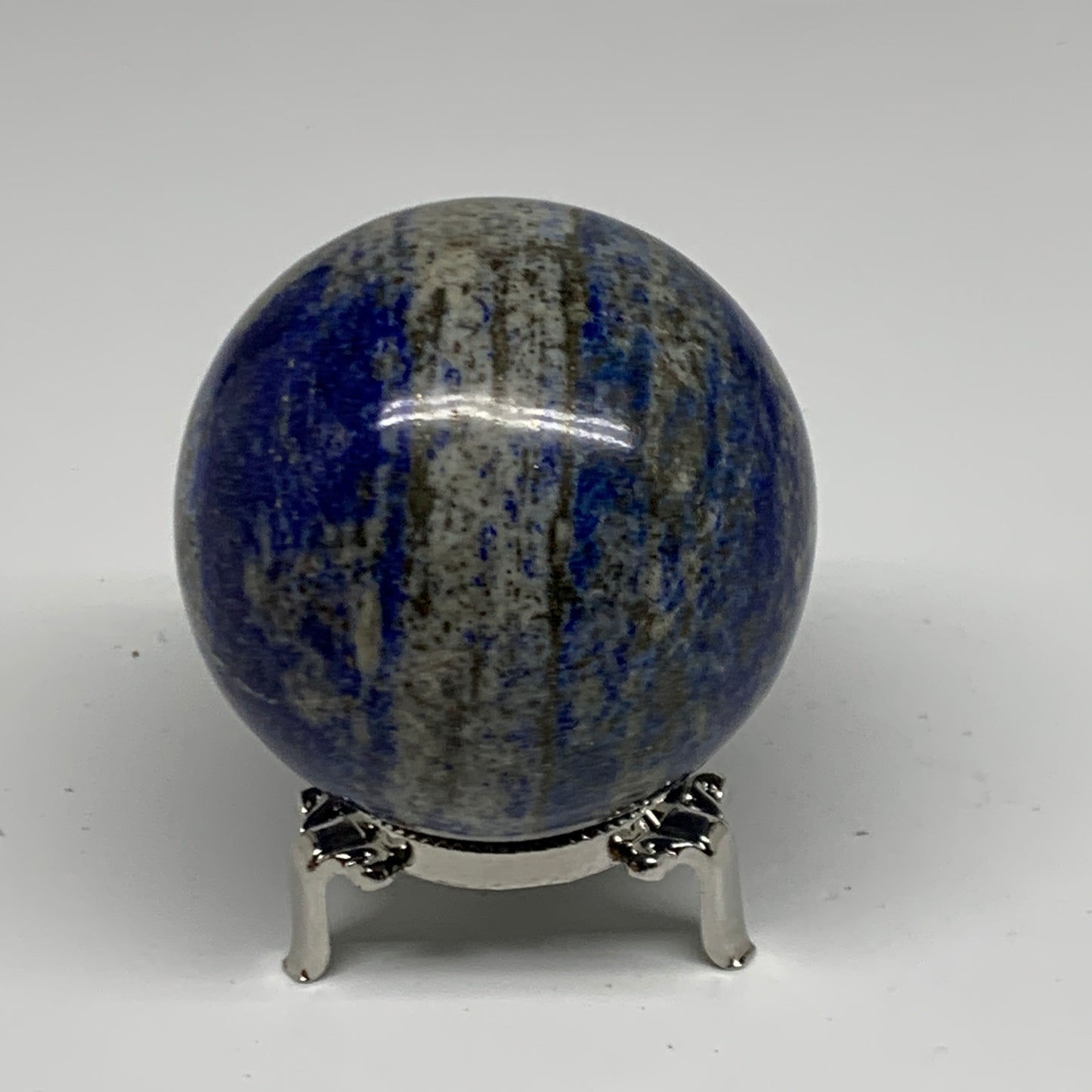 1.2 lbs, 2.8" (70mm), Lapis Lazuli Sphere Ball Gemstone @Afghanistan, B33179