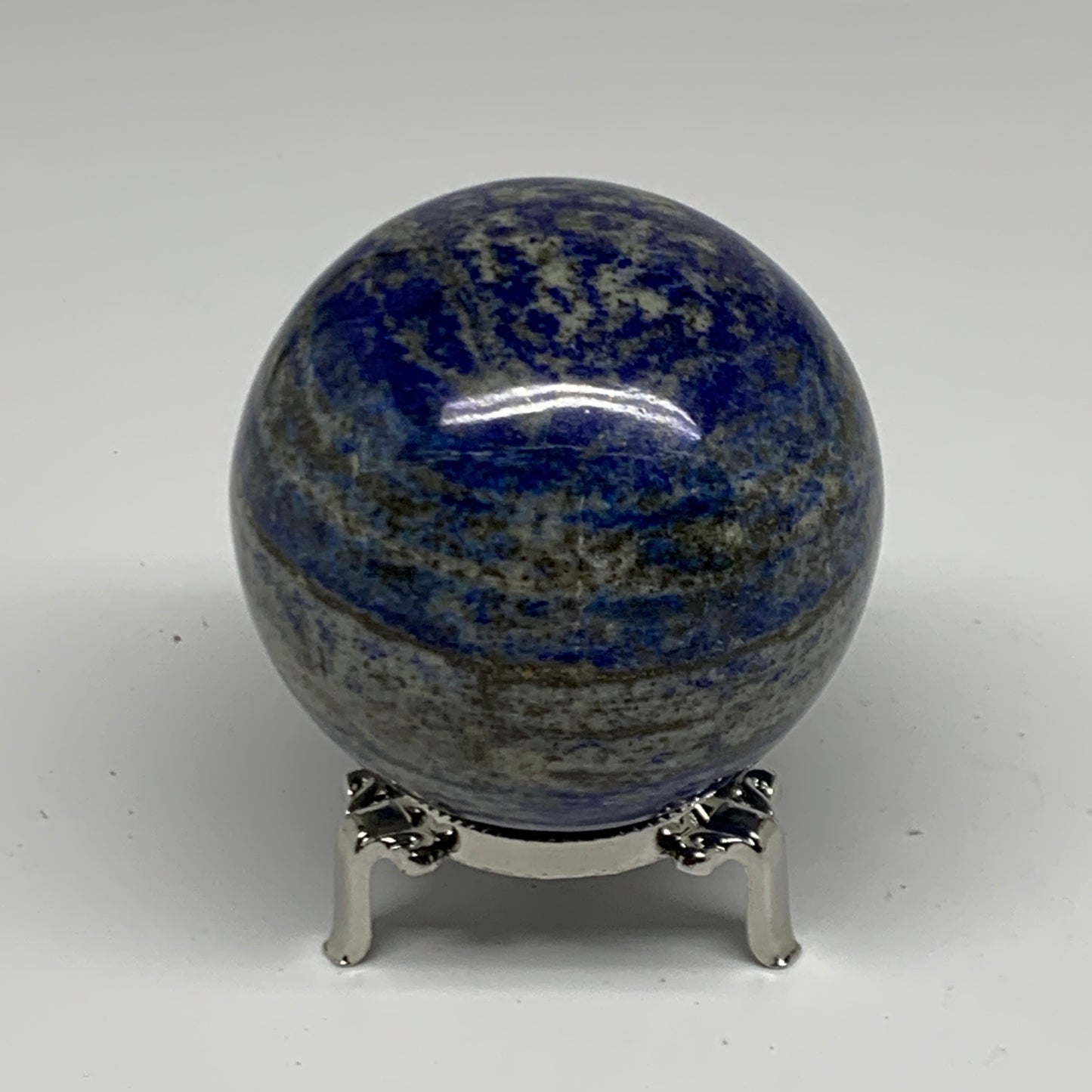 1.2 lbs, 2.8" (70mm), Lapis Lazuli Sphere Ball Gemstone @Afghanistan, B33179