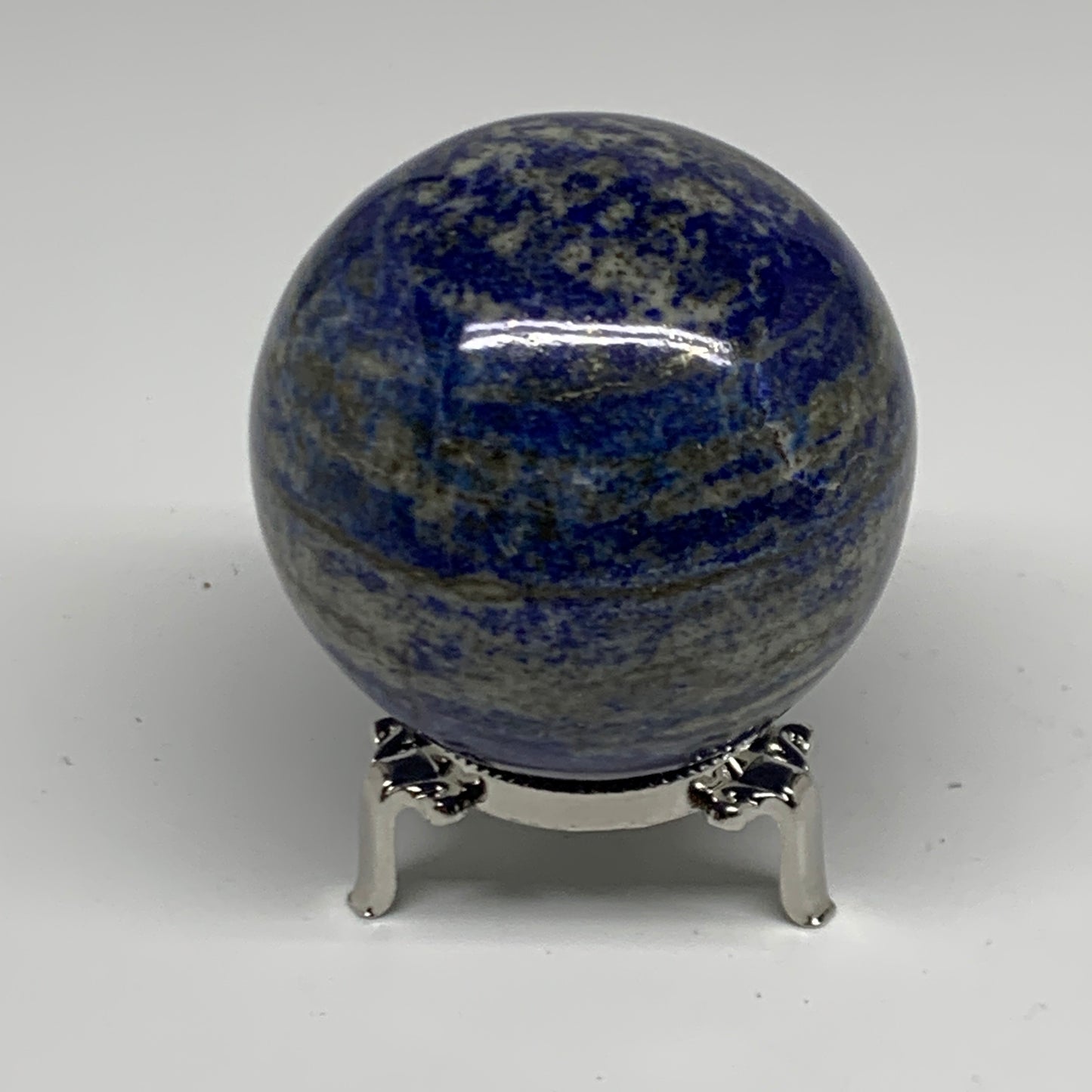 1.2 lbs, 2.8" (70mm), Lapis Lazuli Sphere Ball Gemstone @Afghanistan, B33179