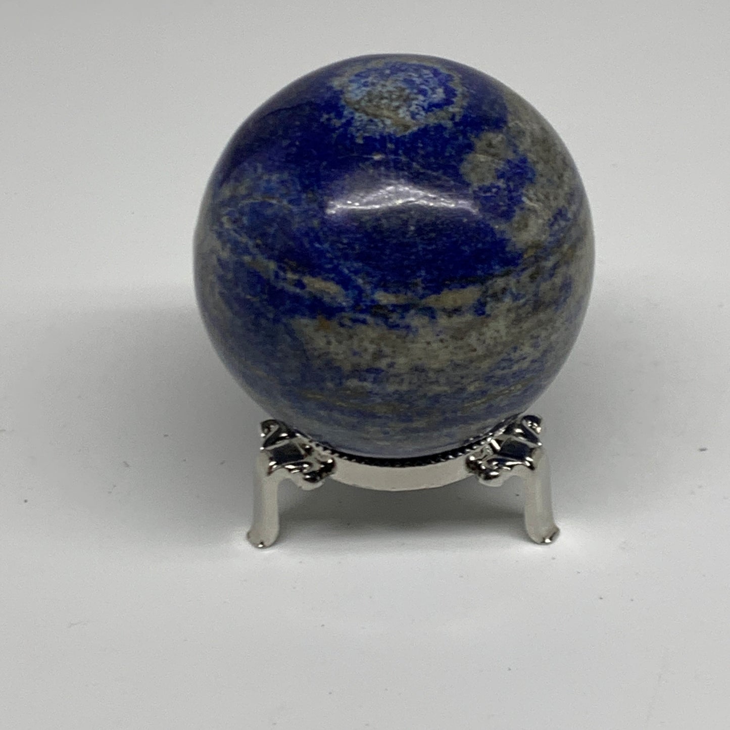 1 lbs, 2.6" (65mm), Lapis Lazuli Sphere Ball Gemstone @Afghanistan, B33180