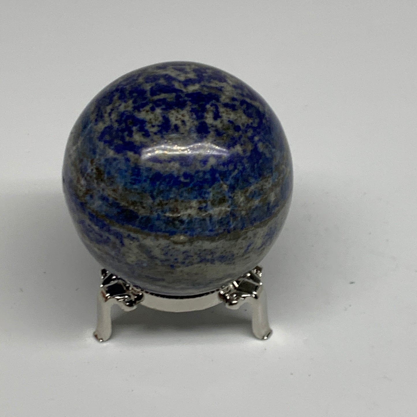 1 lbs, 2.6" (65mm), Lapis Lazuli Sphere Ball Gemstone @Afghanistan, B33180
